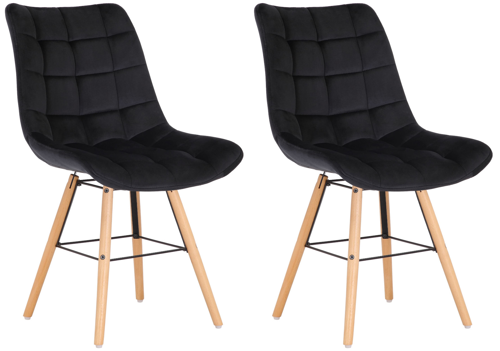 2er Set Stühle Leni Samt