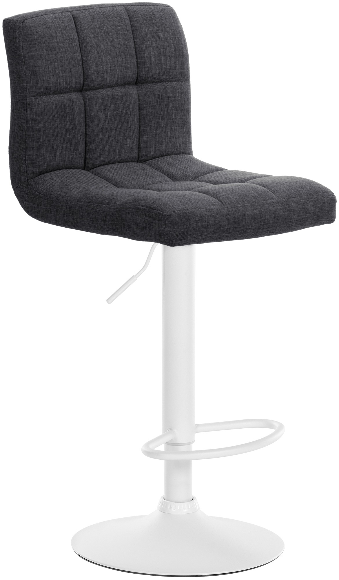 2er Set Barhocker Calma Stoff Weiß - Image 3