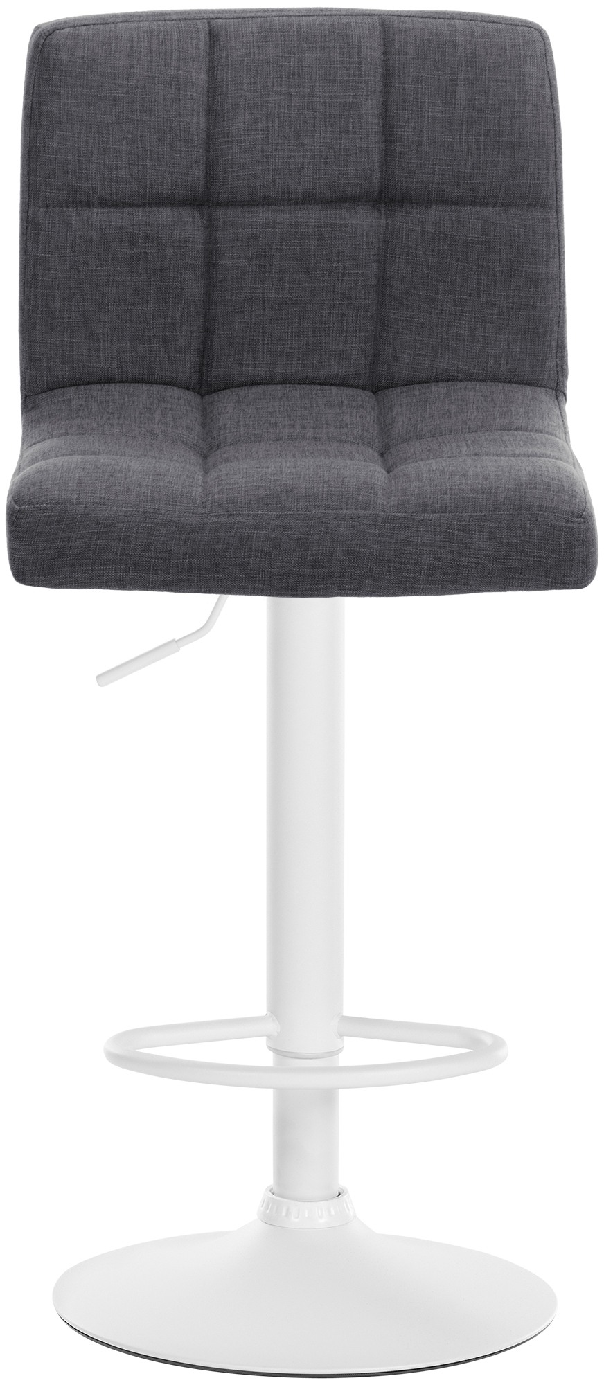 2er Set Barhocker Calma Stoff Weiß - Image 4