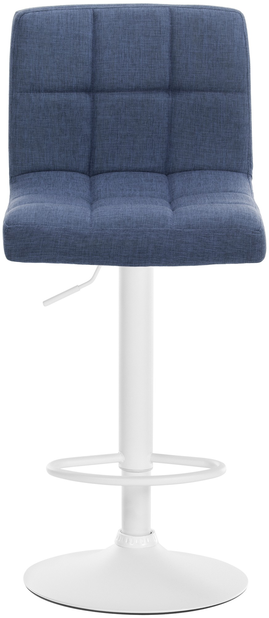 2er Set Barhocker Calma Stoff Weiß - Image 4