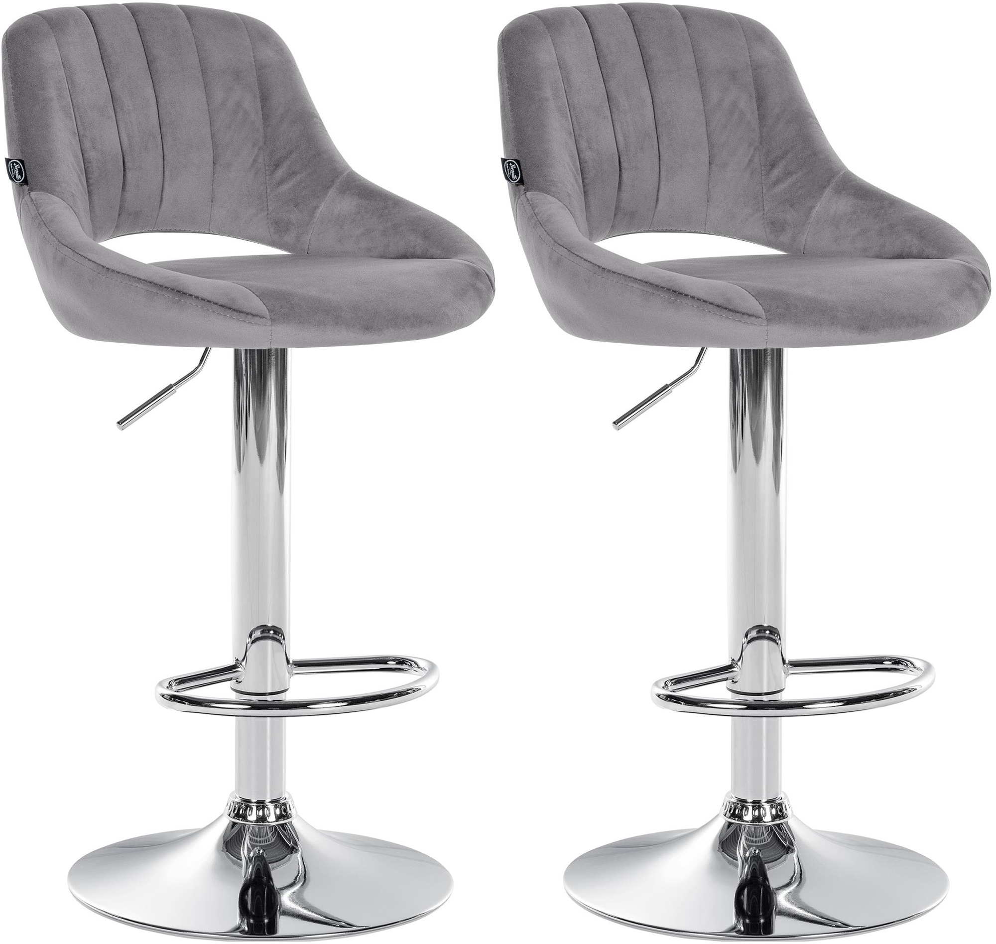 2er Set Barhocker Milet Samt C