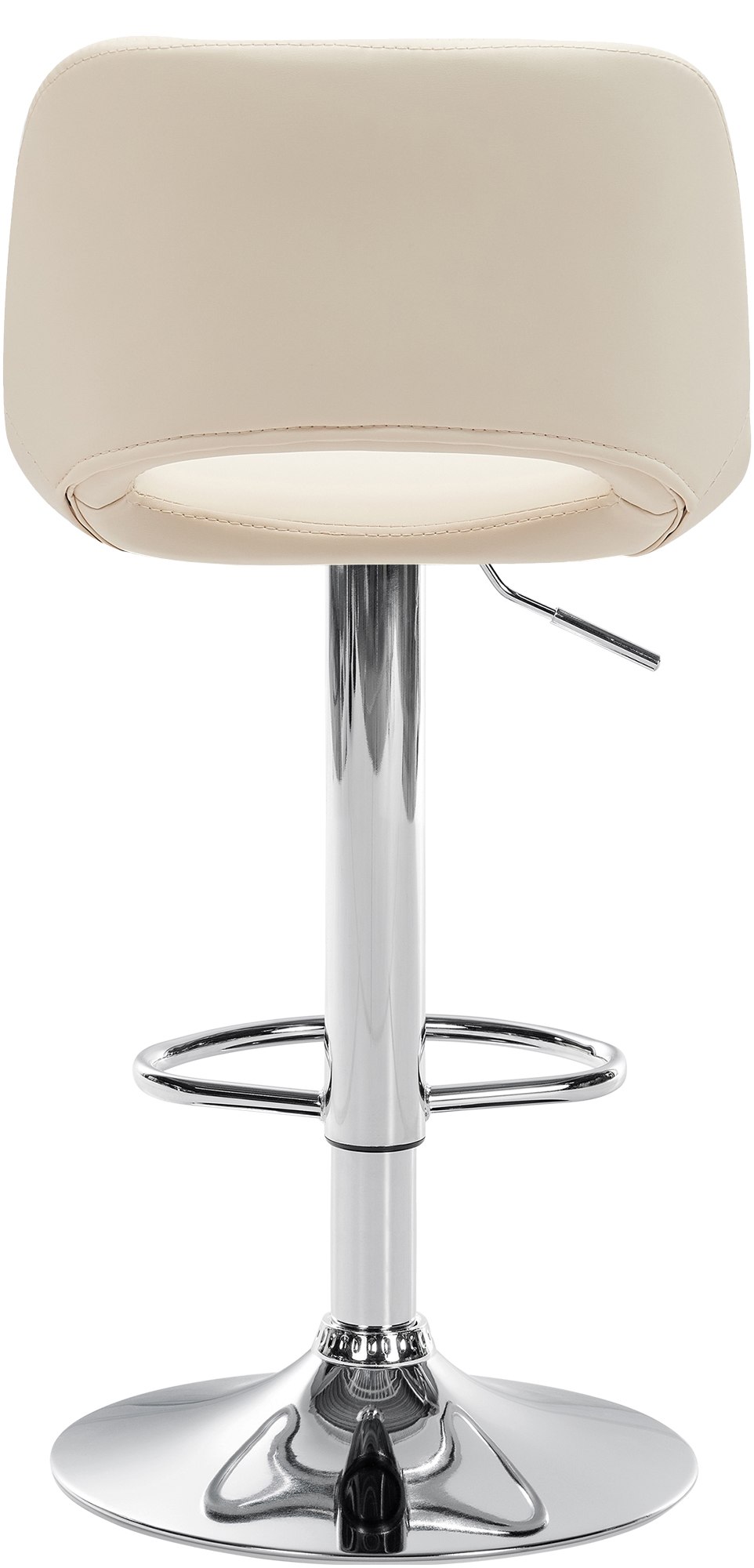 2er Set Barhocker Camden Kunstleder Chrom