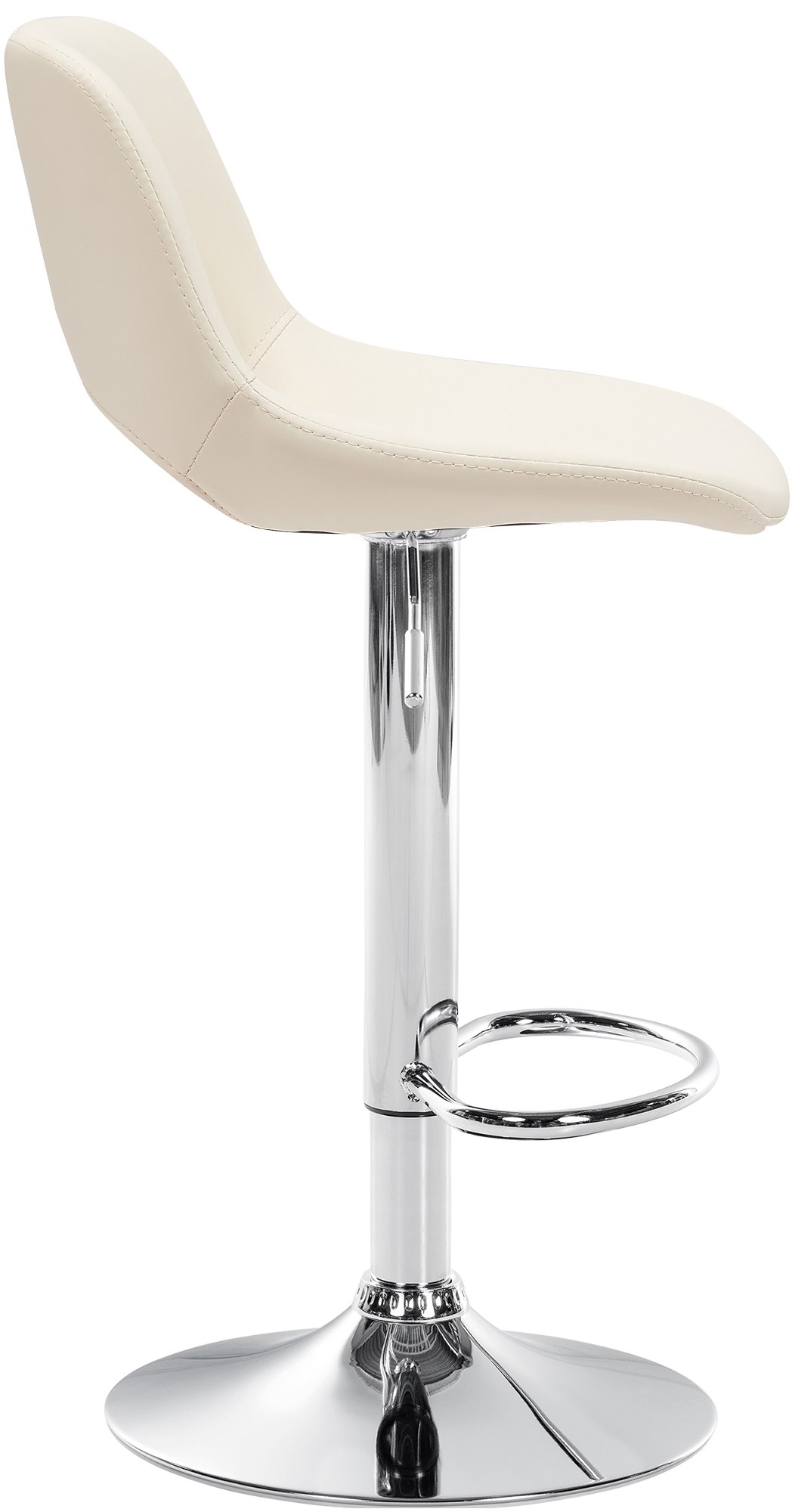 2er Set Barhocker Camden Kunstleder Chrom - Image 3
