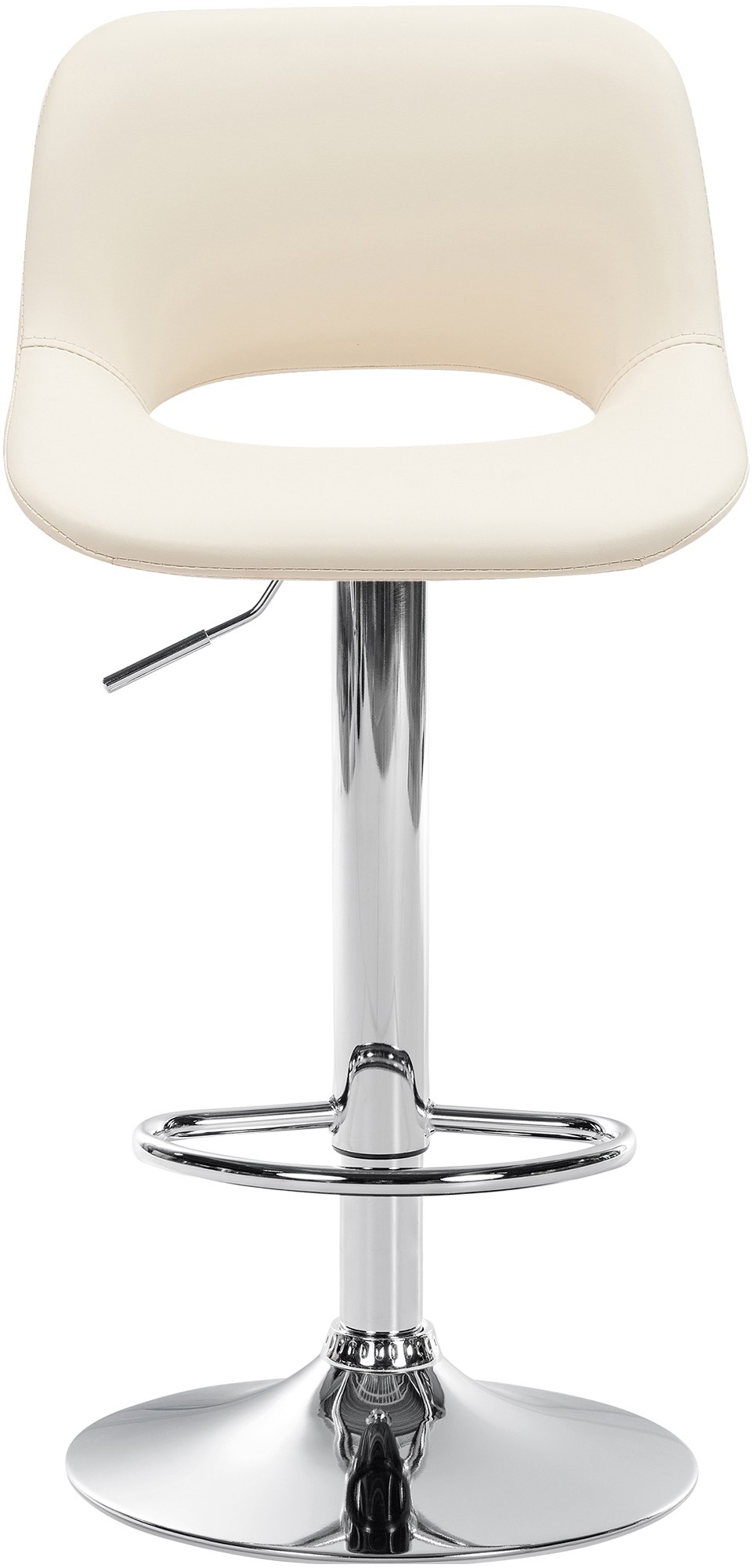 2er Set Barhocker Camden Kunstleder Chrom - Image 5