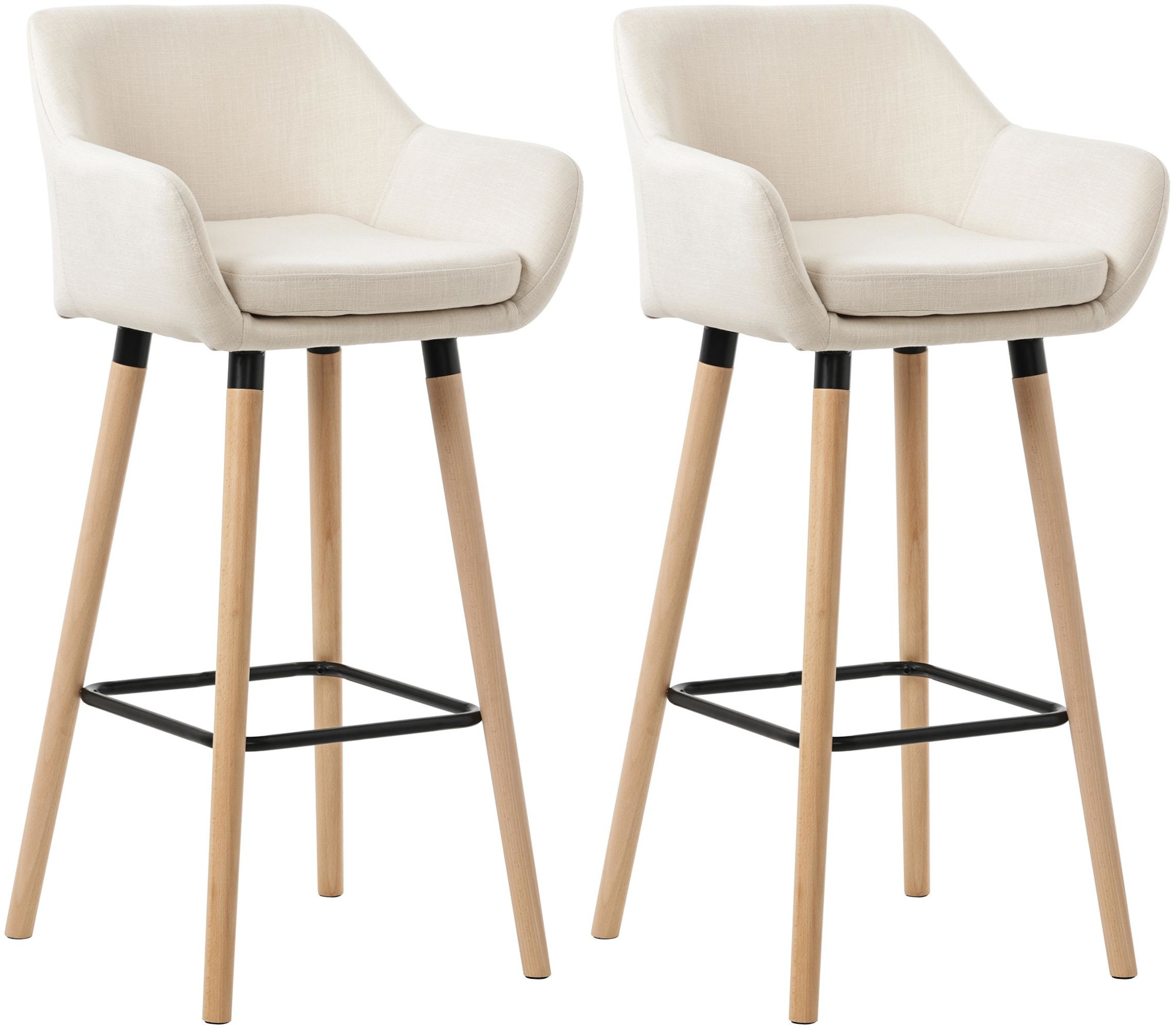 2er Set Barhocker Grant Stoff - Image 4