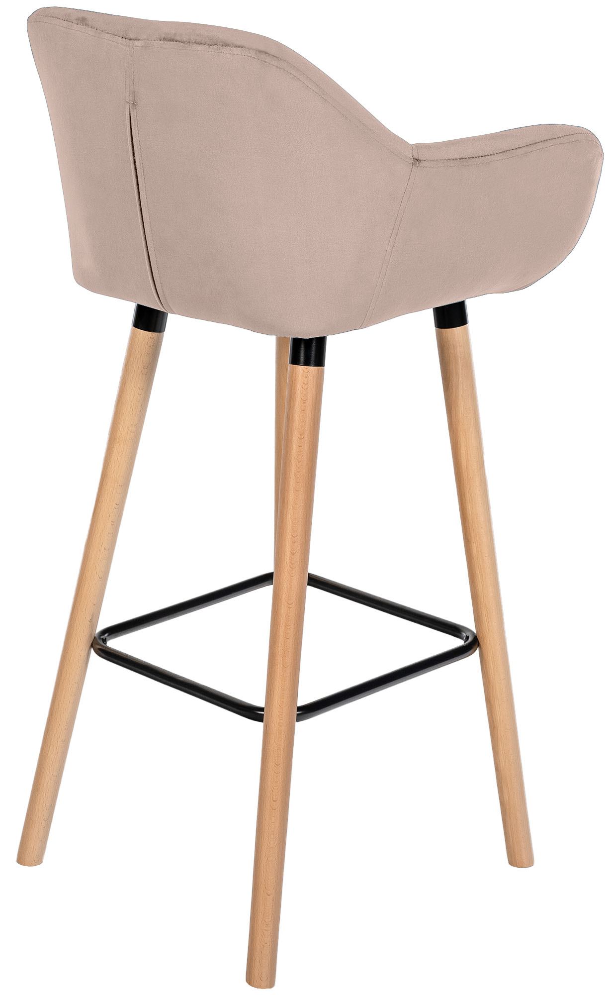 2er Set Barhocker Grant Samt - Image 4