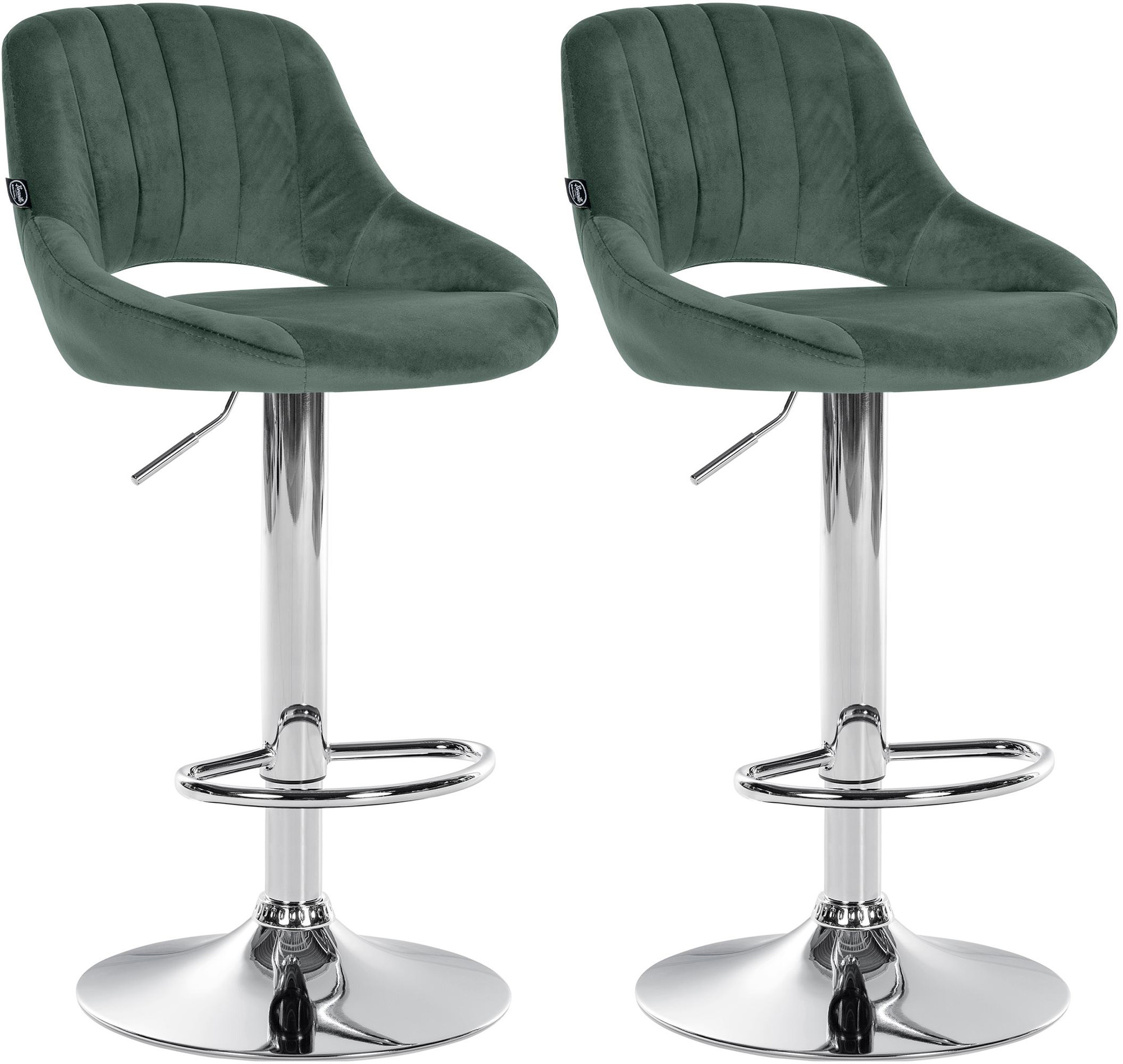 2er Set Barhocker Milet Samt C