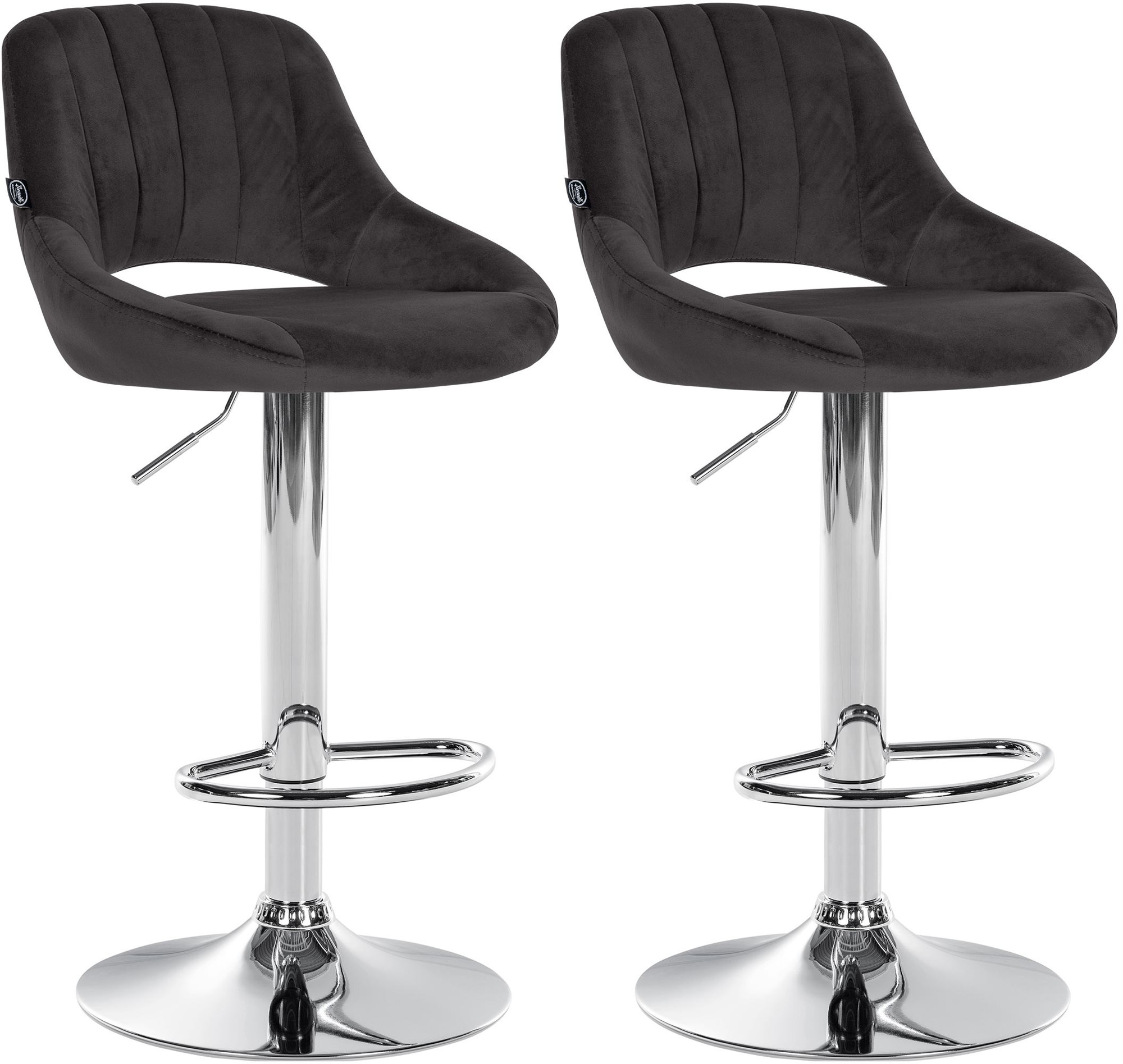 2er Set Barhocker Milet Samt C