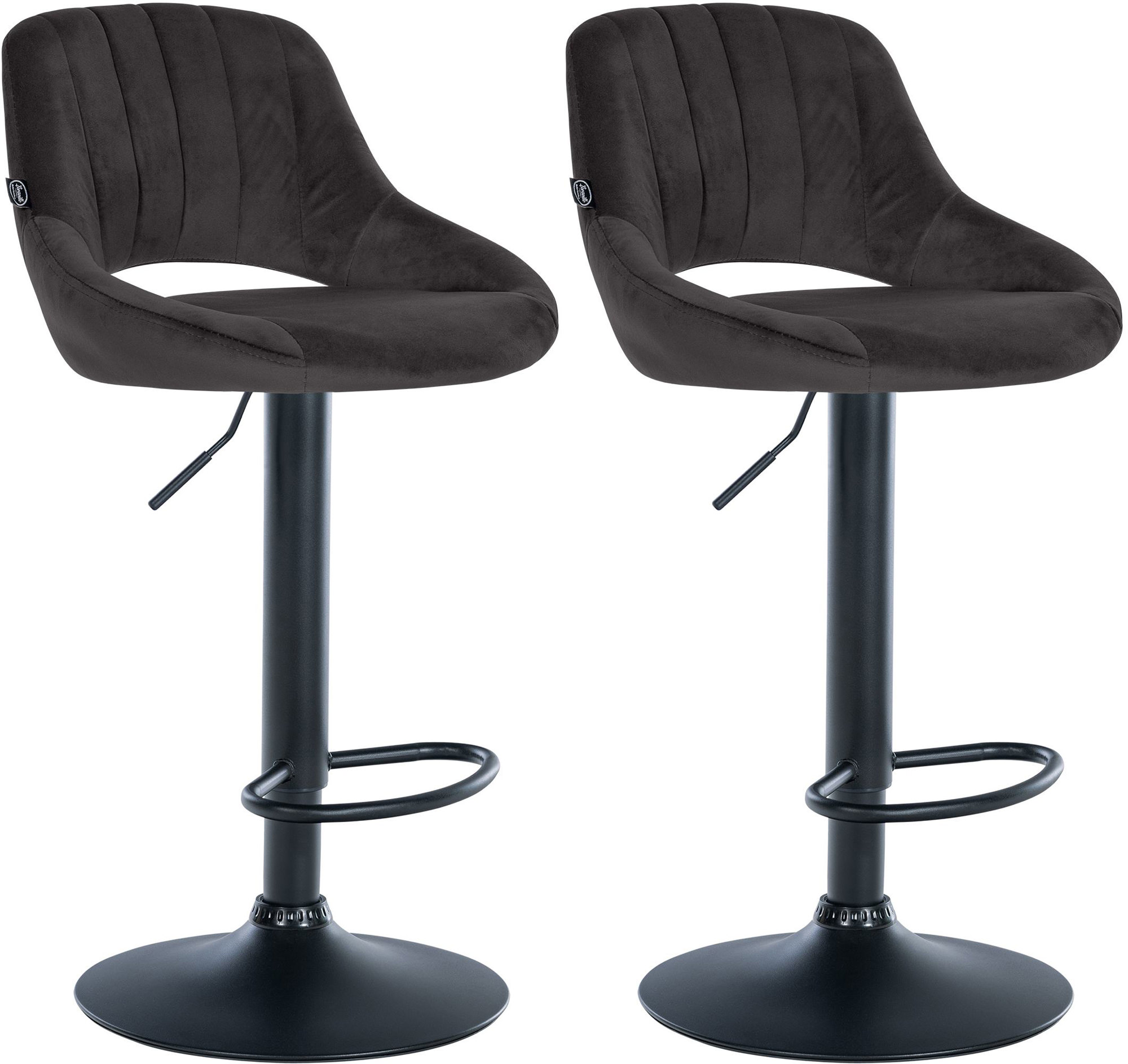 2er Set Barhocker Milet Samt B