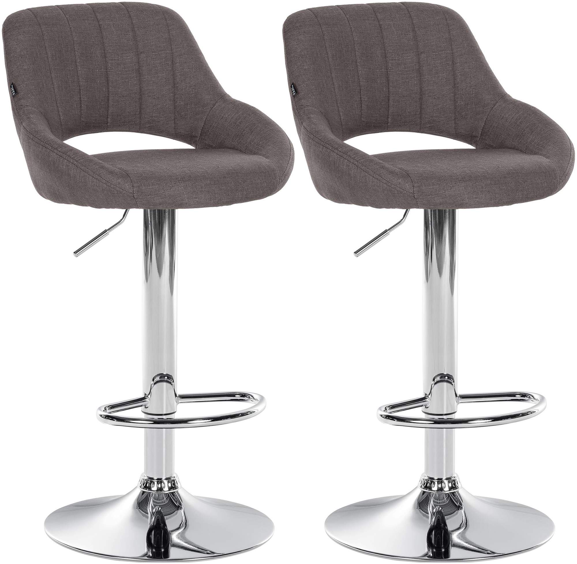 2er Set Barhocker Milet Stoff C