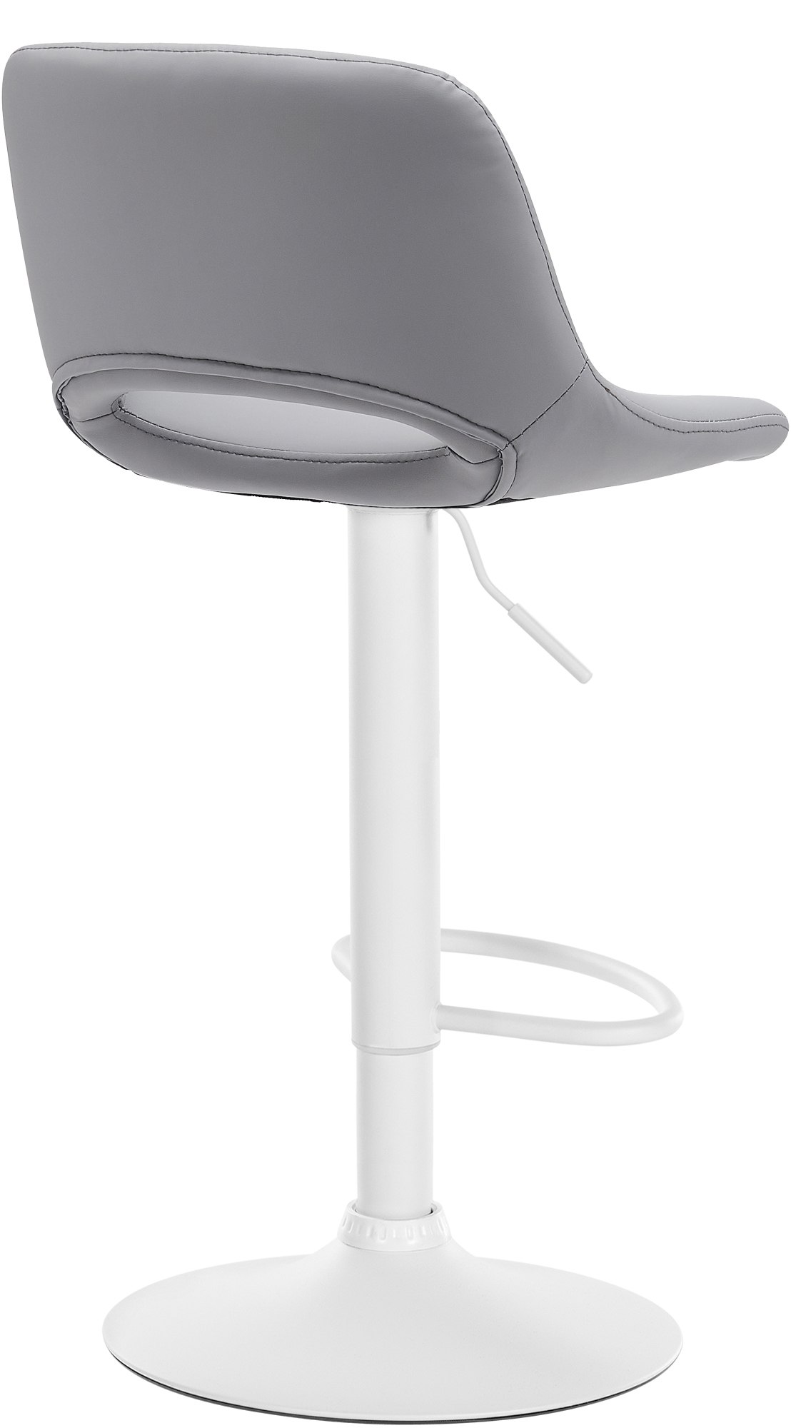 2er Set Barhocker Camden Kunstleder Weiß - Image 3