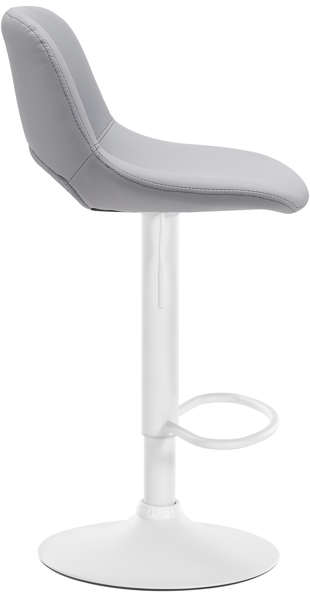 2er Set Barhocker Camden Kunstleder Weiß - Image 4