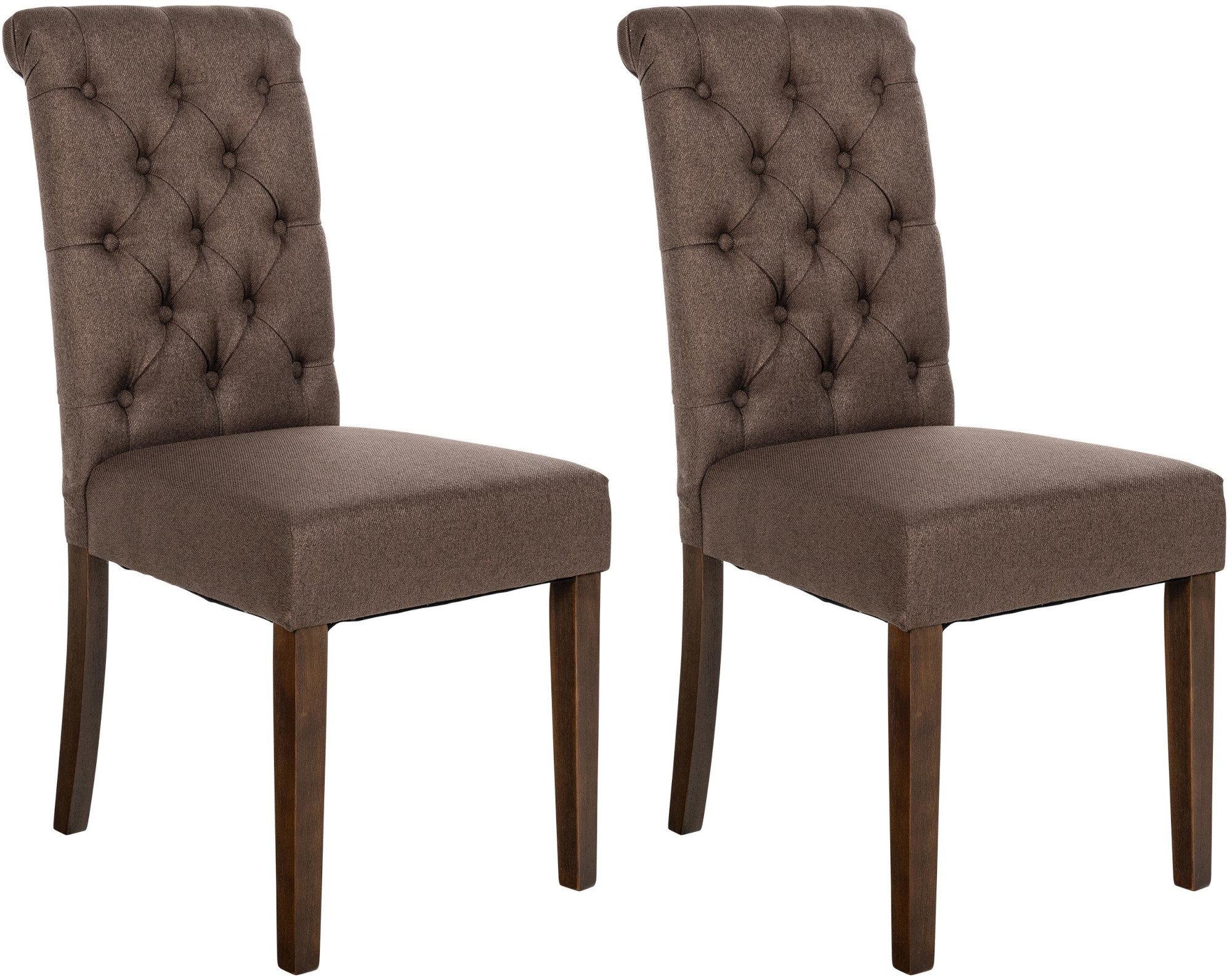 2er Set Esszimmerstühle Lisburn Stoff
