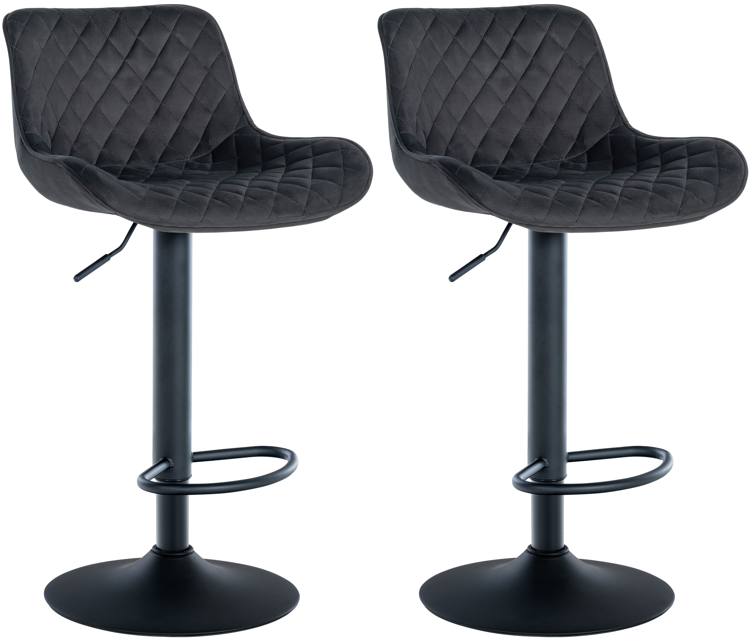 2er Set Barhocker Minosa Samt