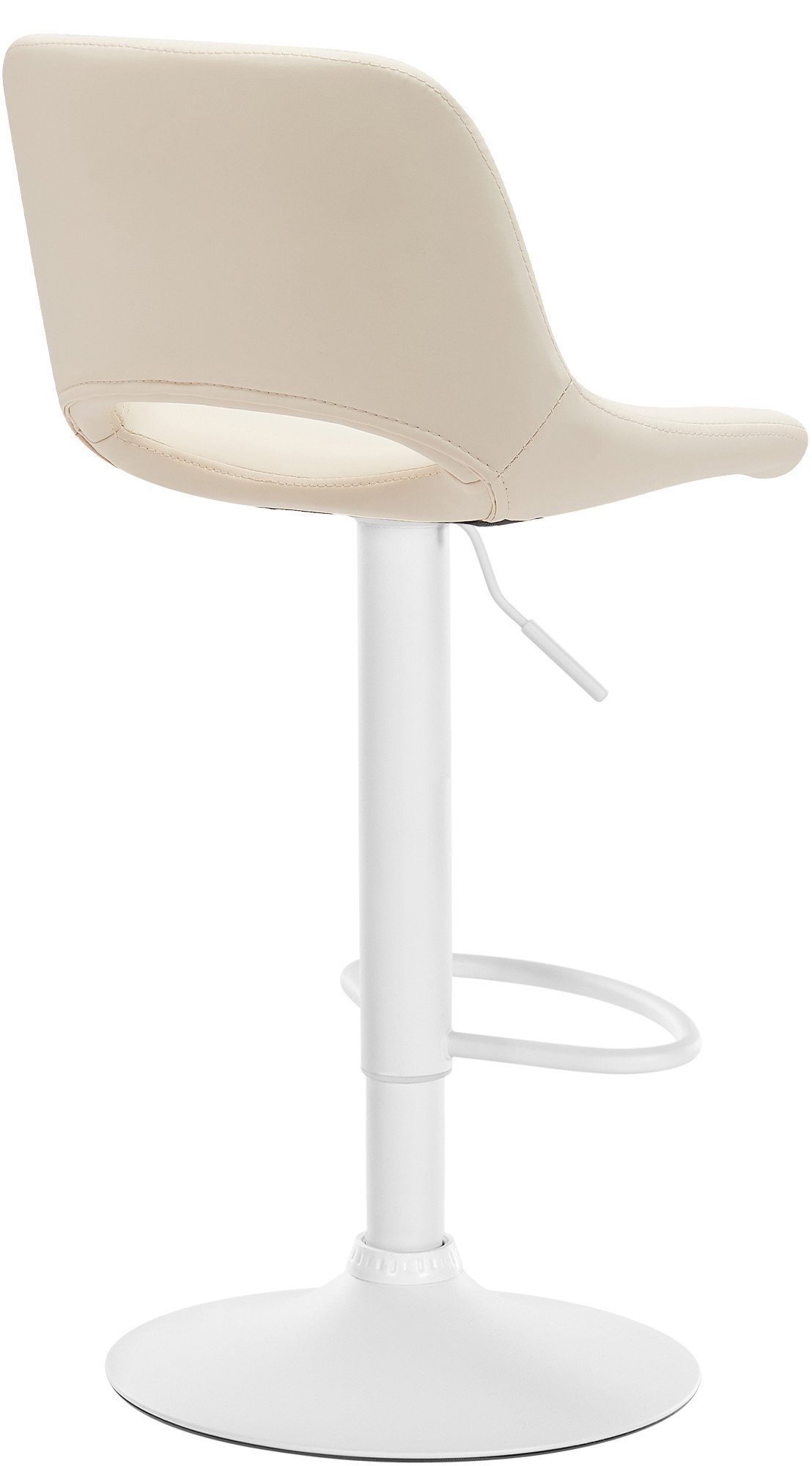 2er Set Barhocker Camden Kunstleder Weiß - Image 3