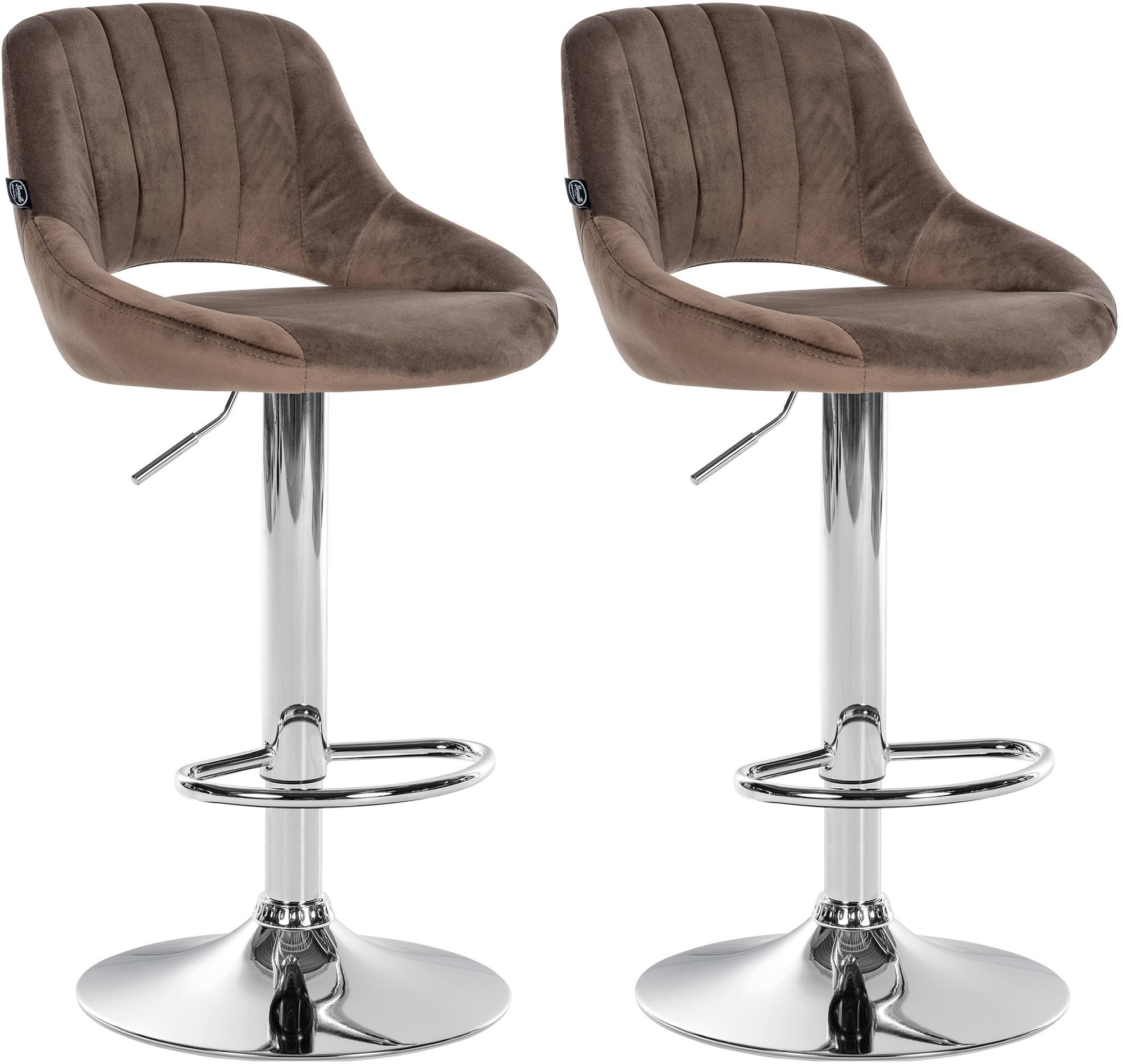 2er Set Barhocker Milet Samt C