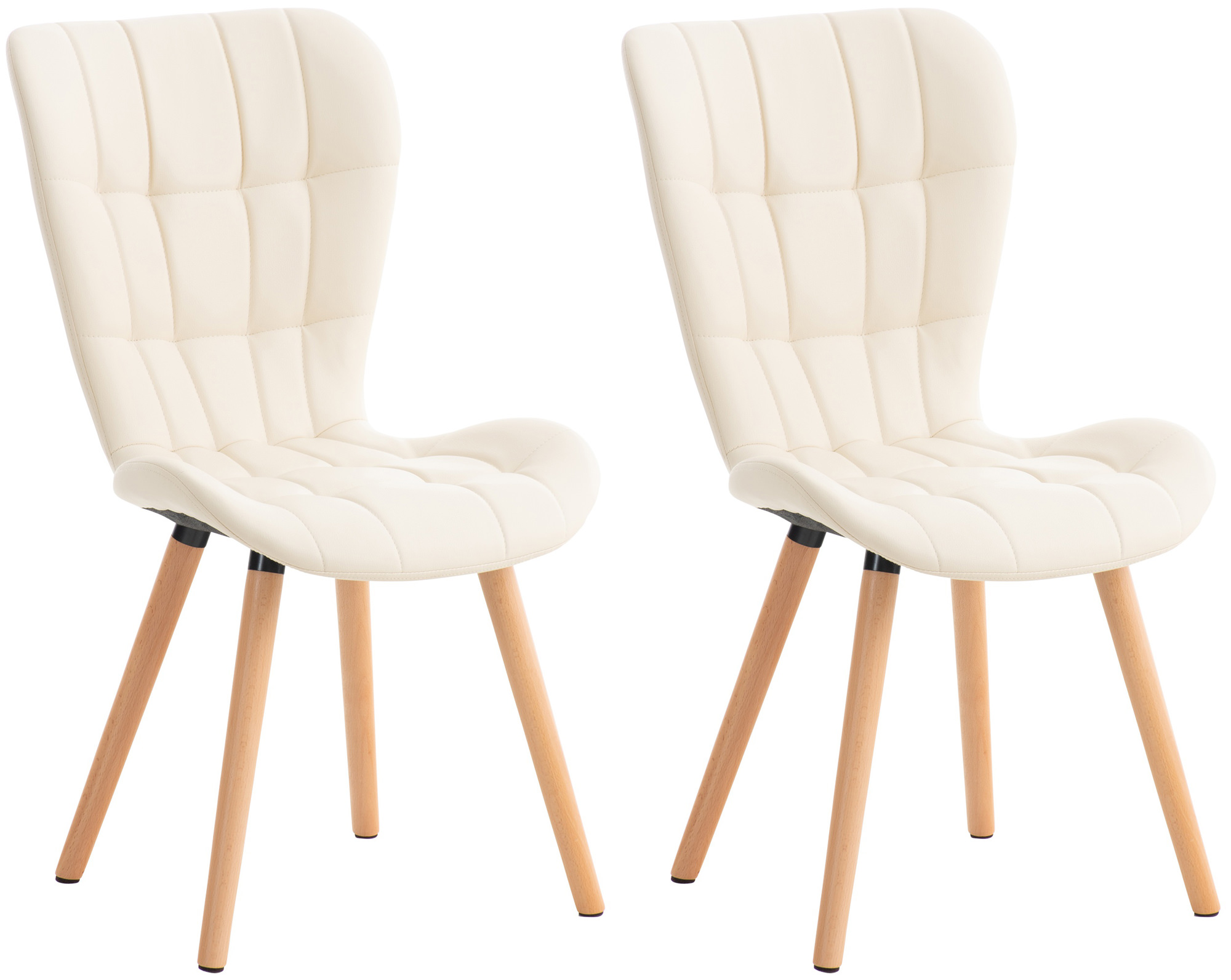2er Set Stuhl Elda Kunstleder