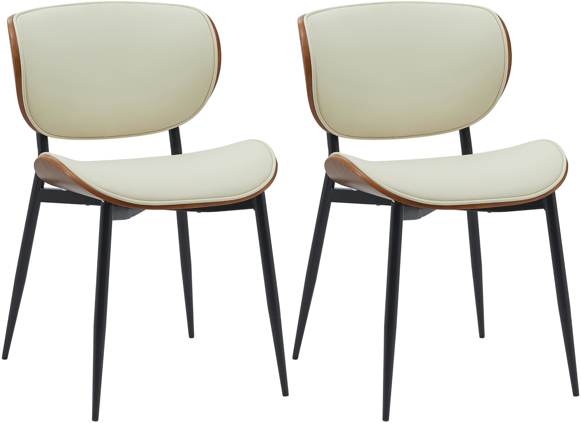 2er Set Esszimmerstuhl Enid Kunstleder