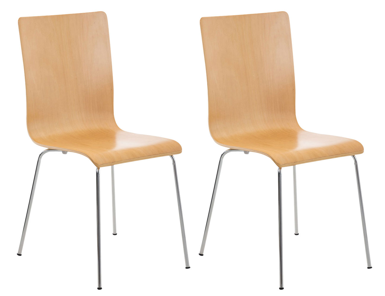 2er Set Besucherstuhl Pepe