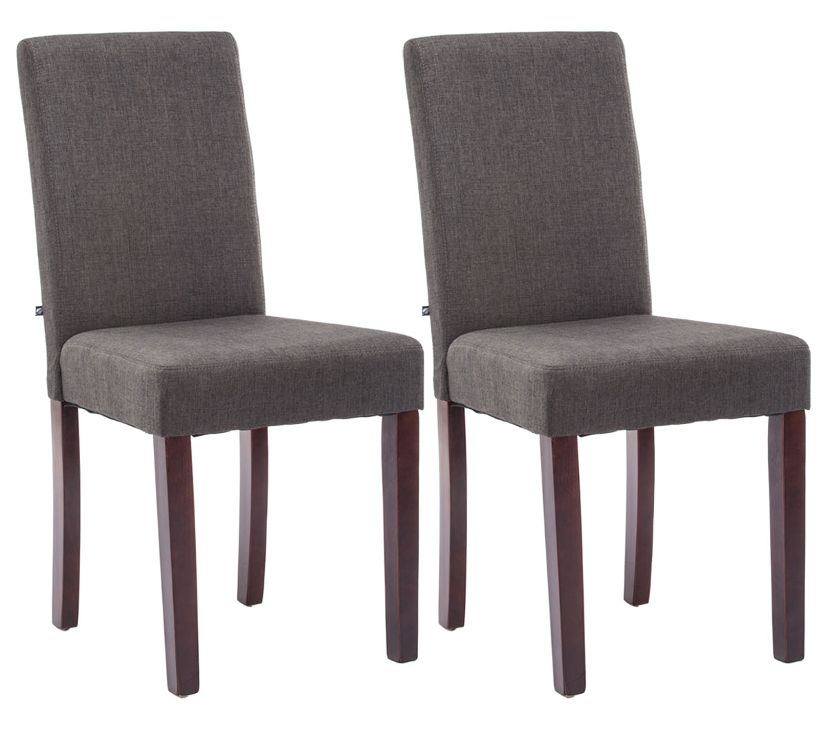 2er Set Esszimmerstuhl Ina Stoff Cappuccino