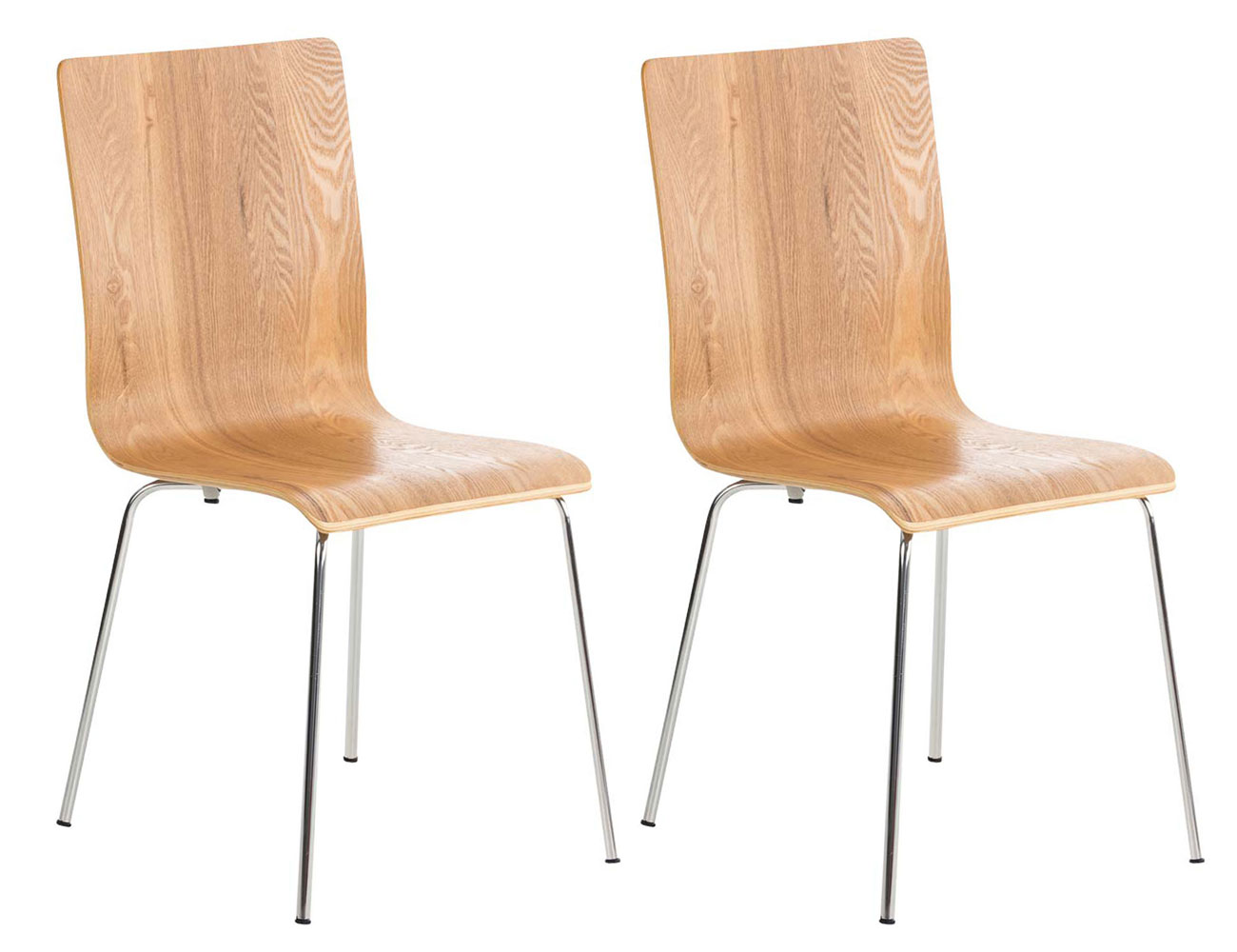 2er Set Besucherstuhl Pepe