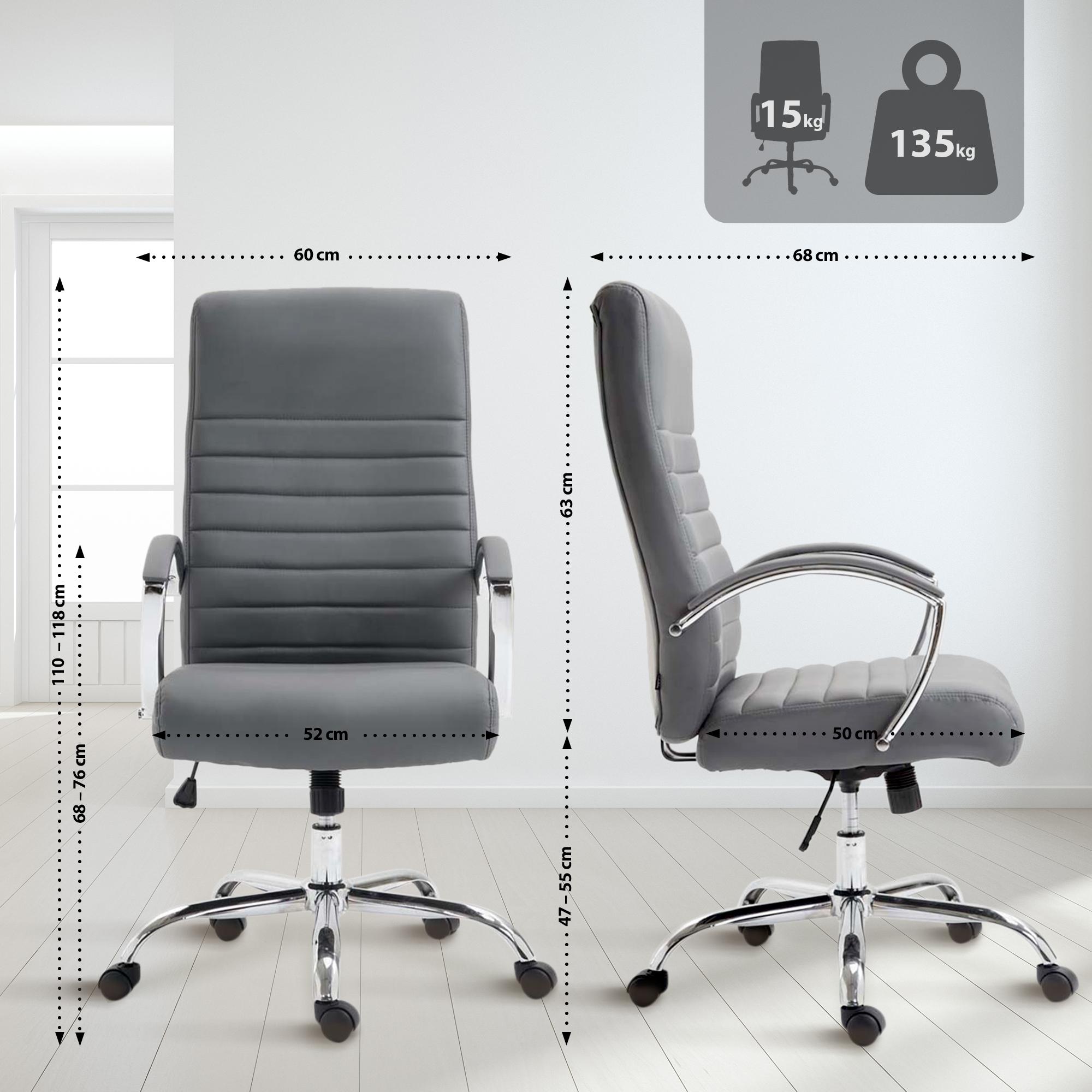 Bürostuhl Valais Kunstleder - Image 3