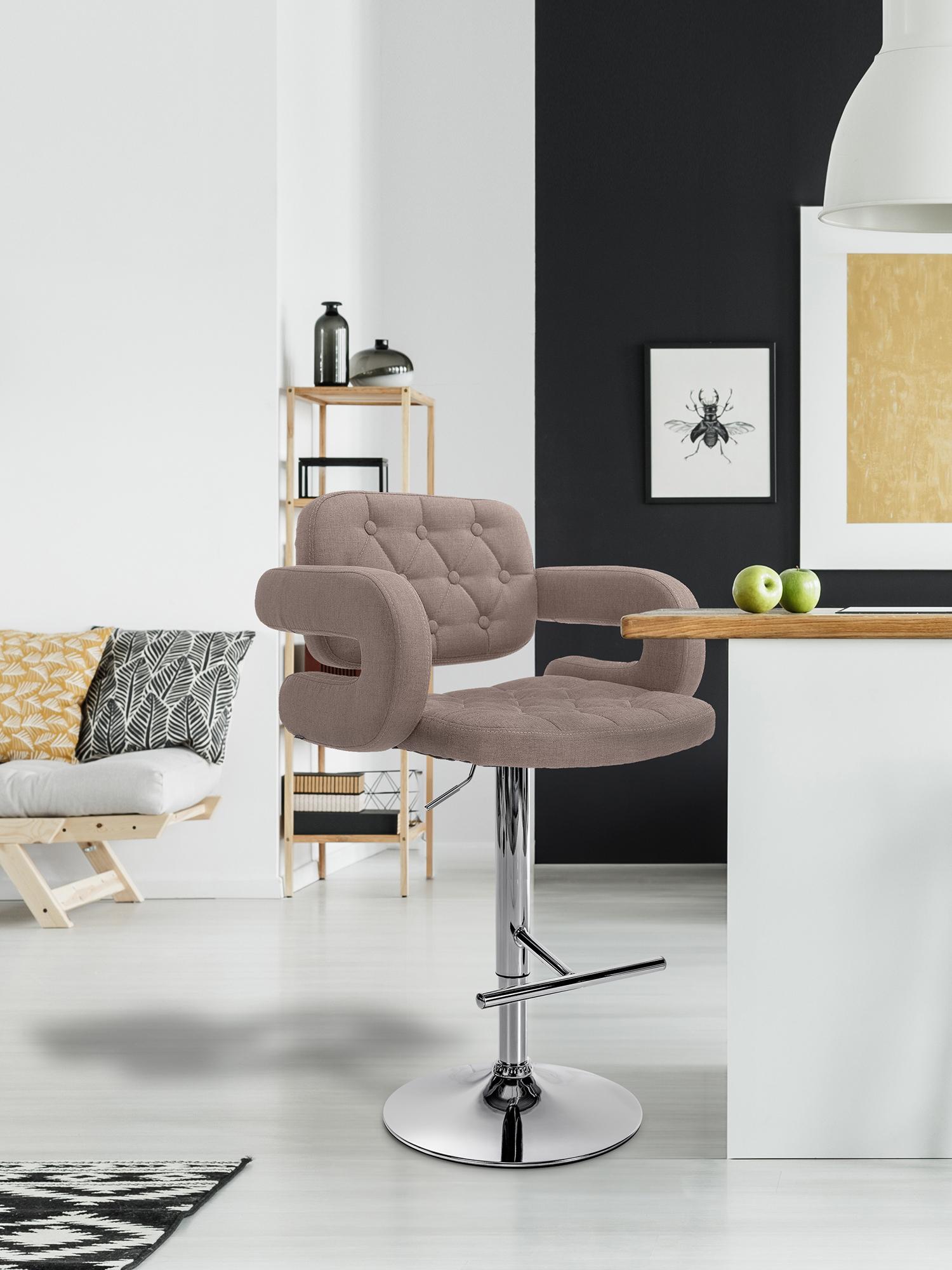2er Set Barhocker Dublin Stoff C - Image 5