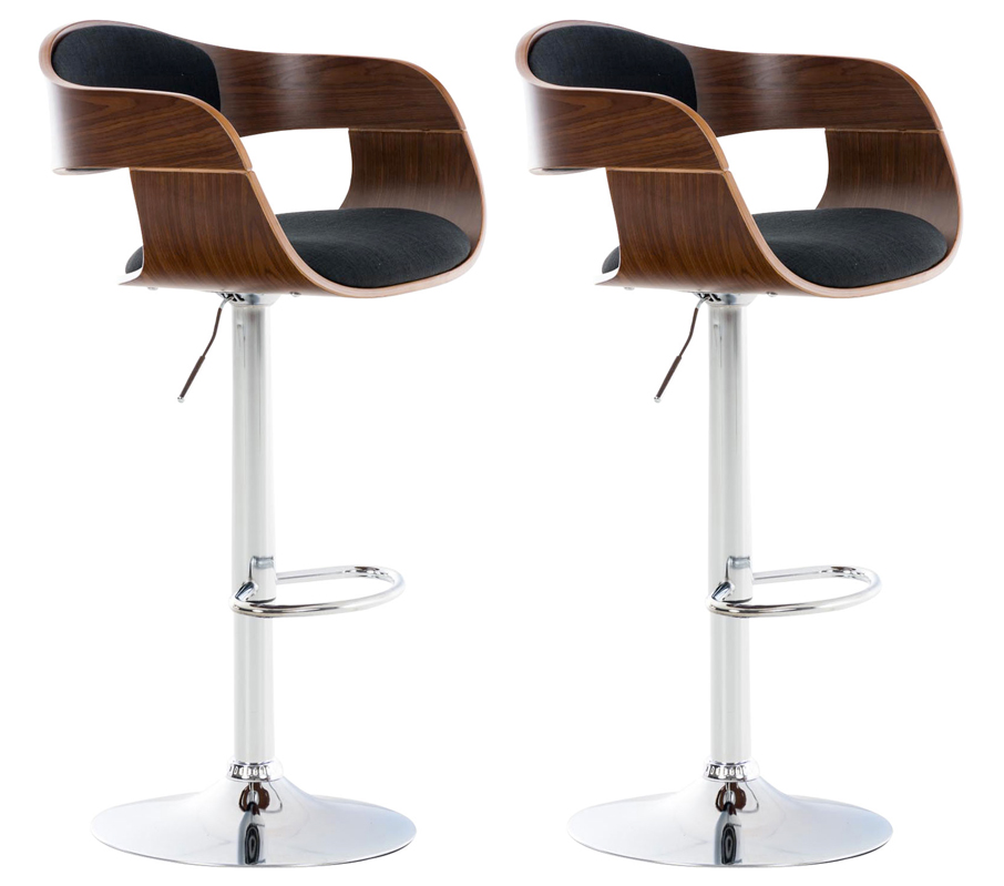 2er Set Barhocker Kingston C Stoff