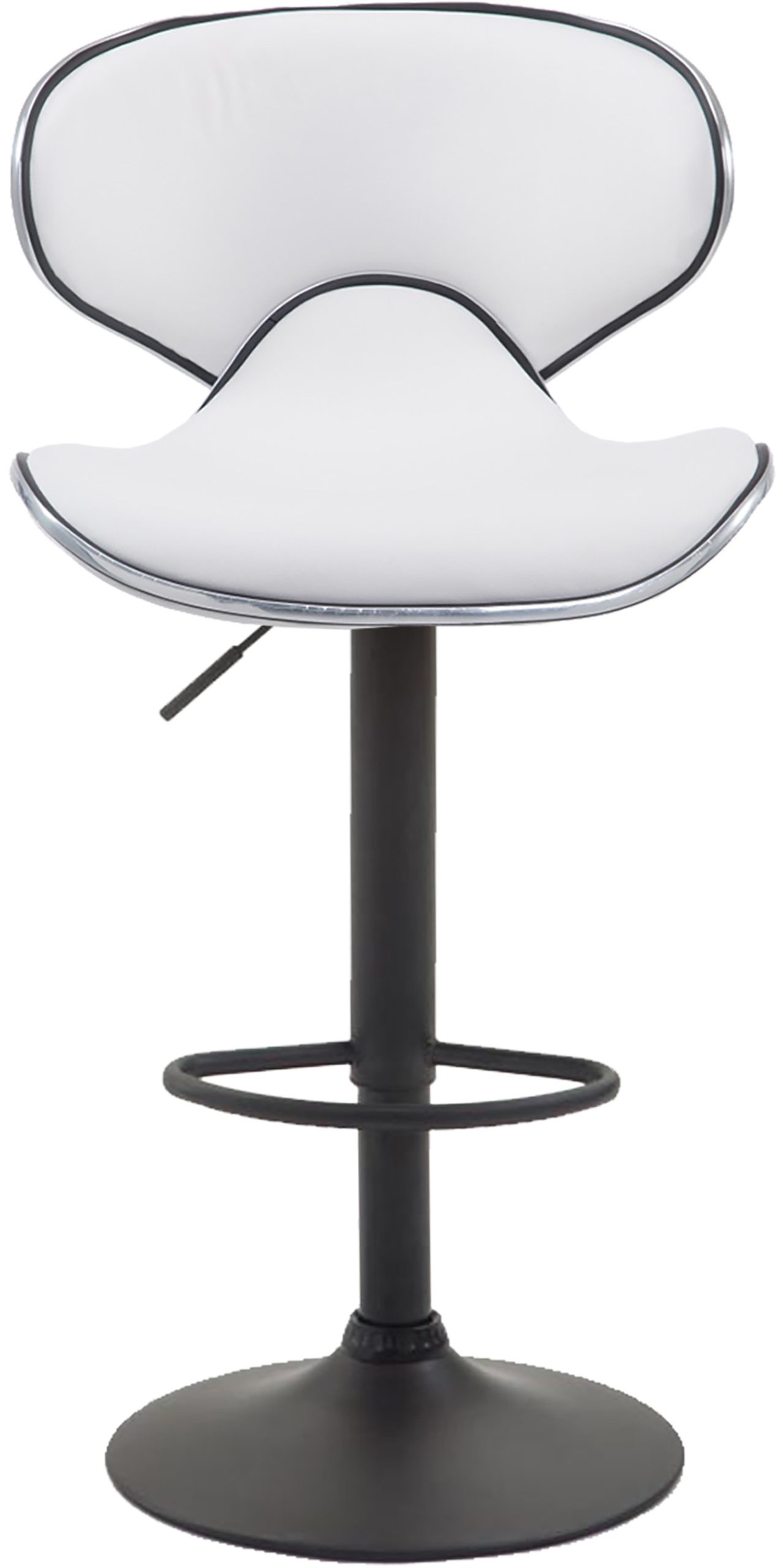 2er Set Barhocker Las Vegas V2 Kunstleder Schwarz