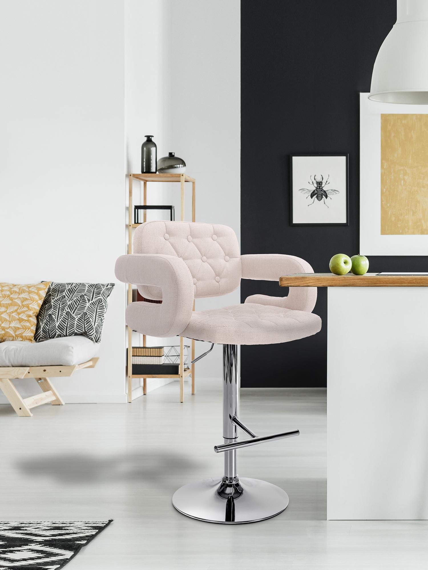 2er Set Barhocker Dublin Stoff C - Image 5