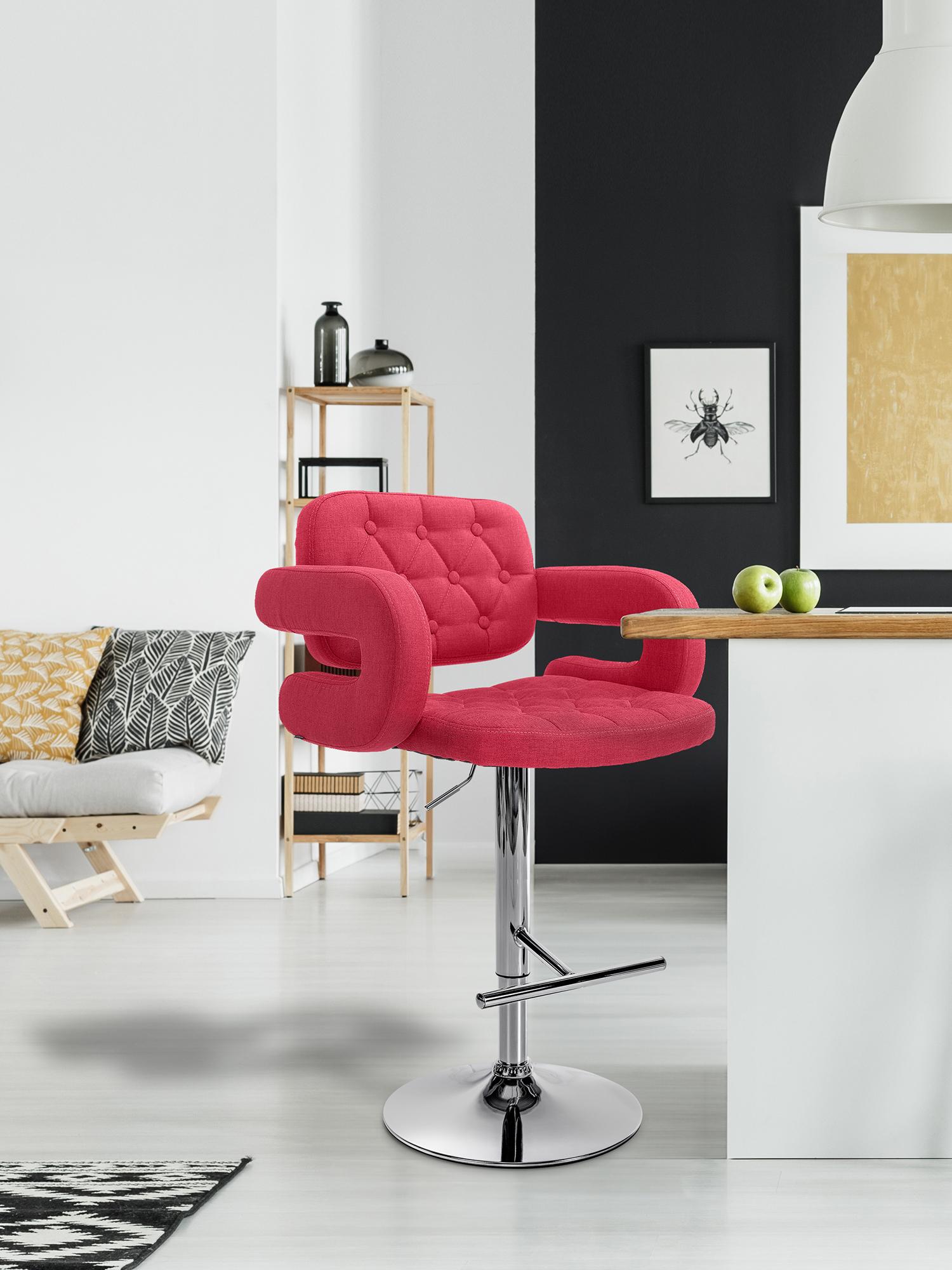 2er Set Barhocker Dublin Stoff C - Image 5
