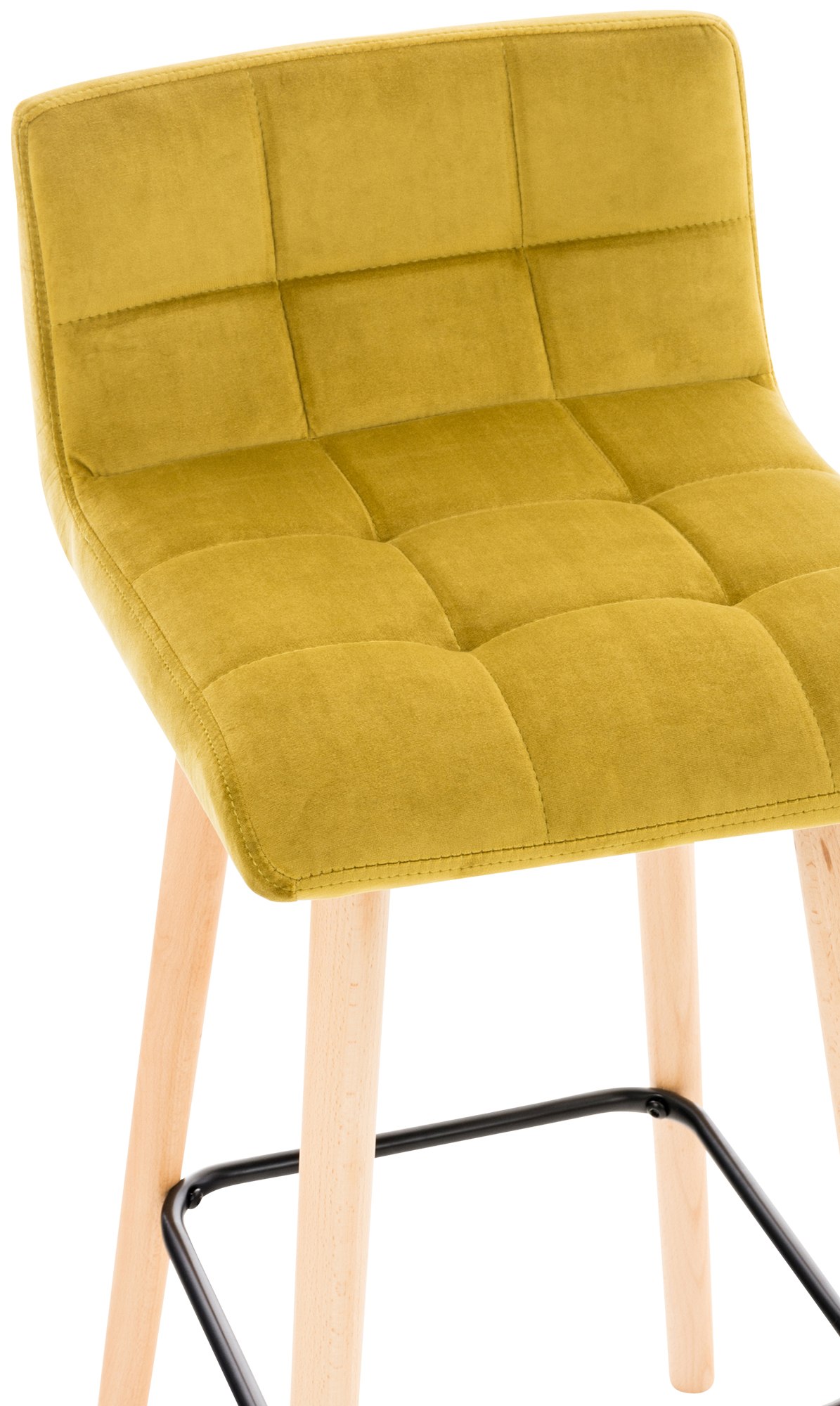 2er Set Barhocker Lincoln Samt - Image 3