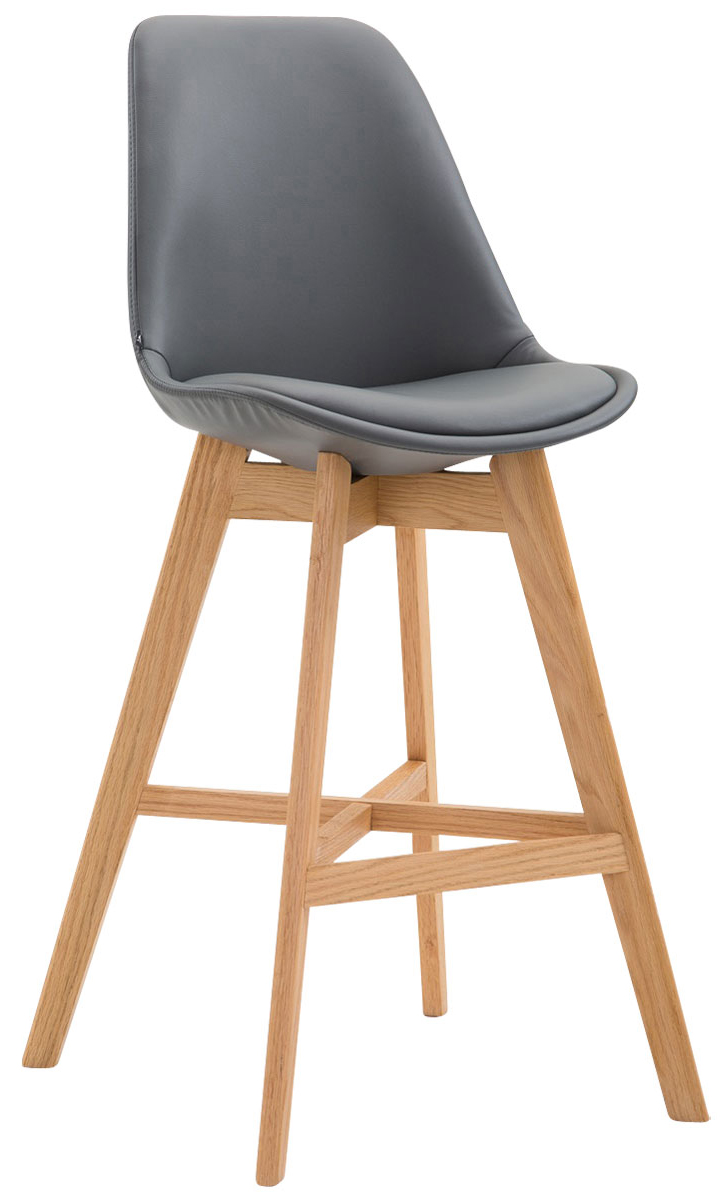 2er Set Barhocker Cannes Kunstleder Natura