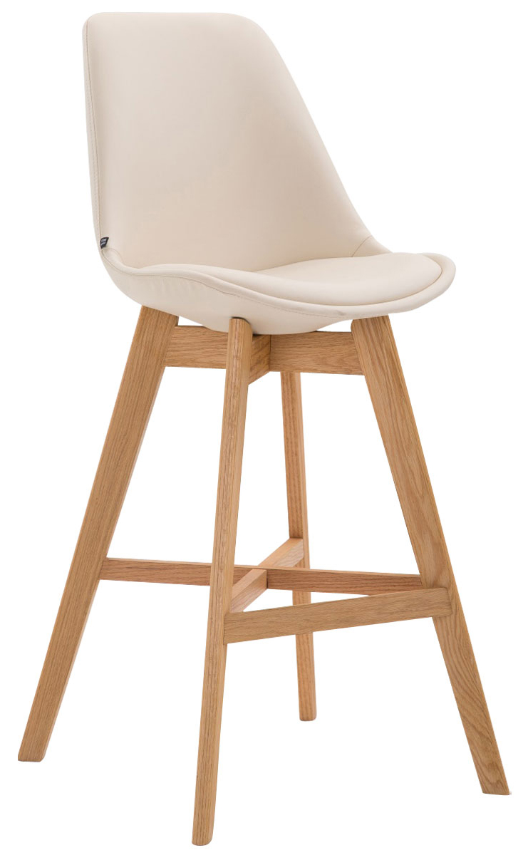 2er Set Barhocker Cannes Kunstleder Natura