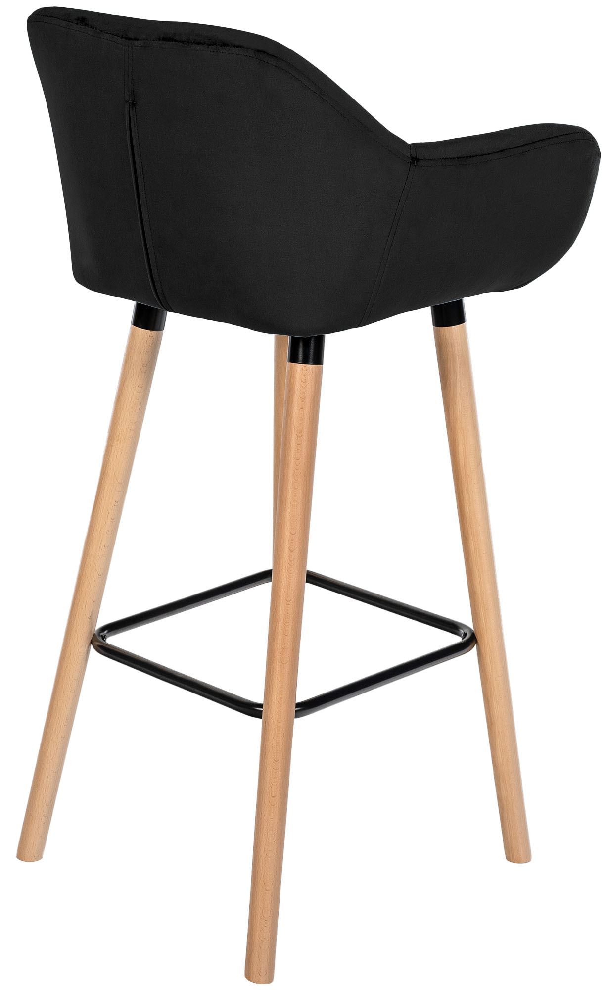 2er Set Barhocker Grant Samt - Image 4