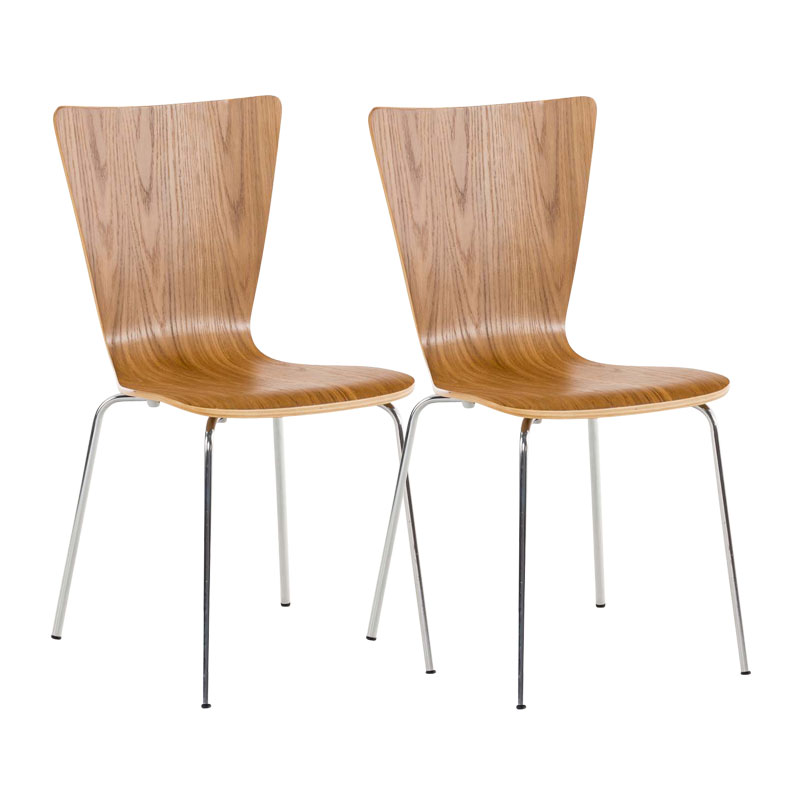 2er Set Besucherstuhl Aaron