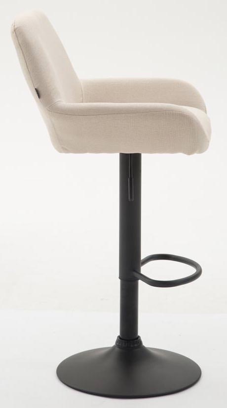 2er Set Barhocker Braga Stoff Schwarz - Image 4