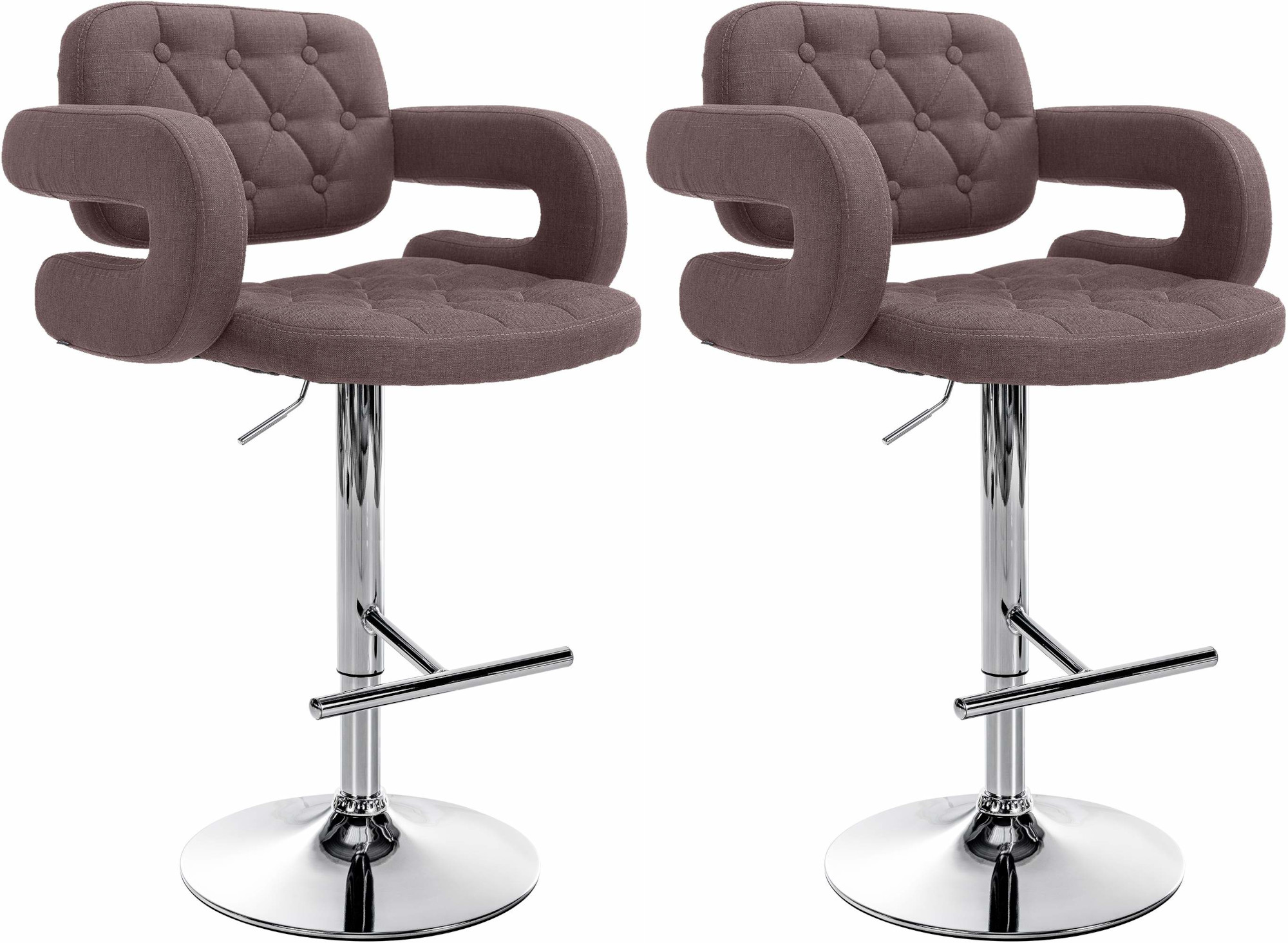 2er Set Barhocker Dublin Stoff C - Image 4