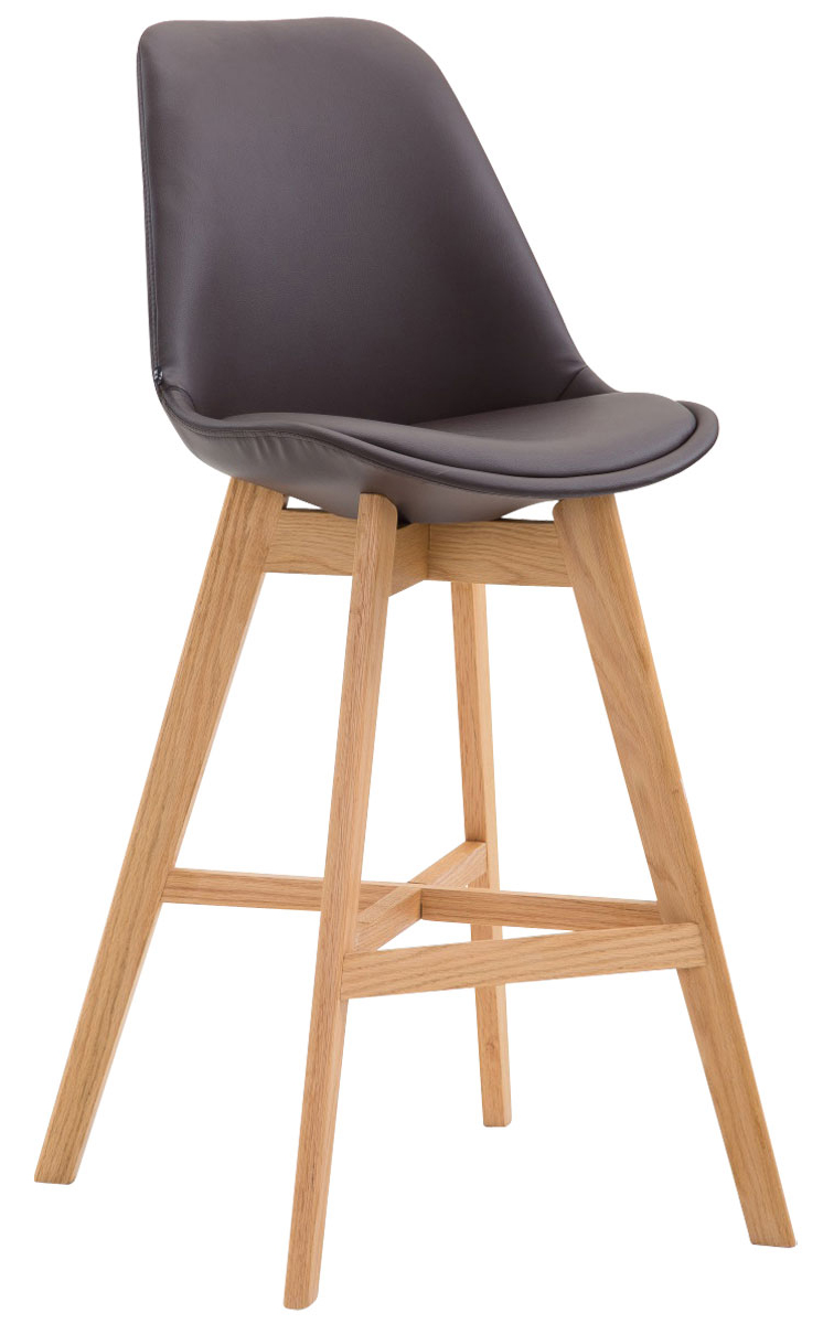 2er Set Barhocker Cannes Kunstleder Natura