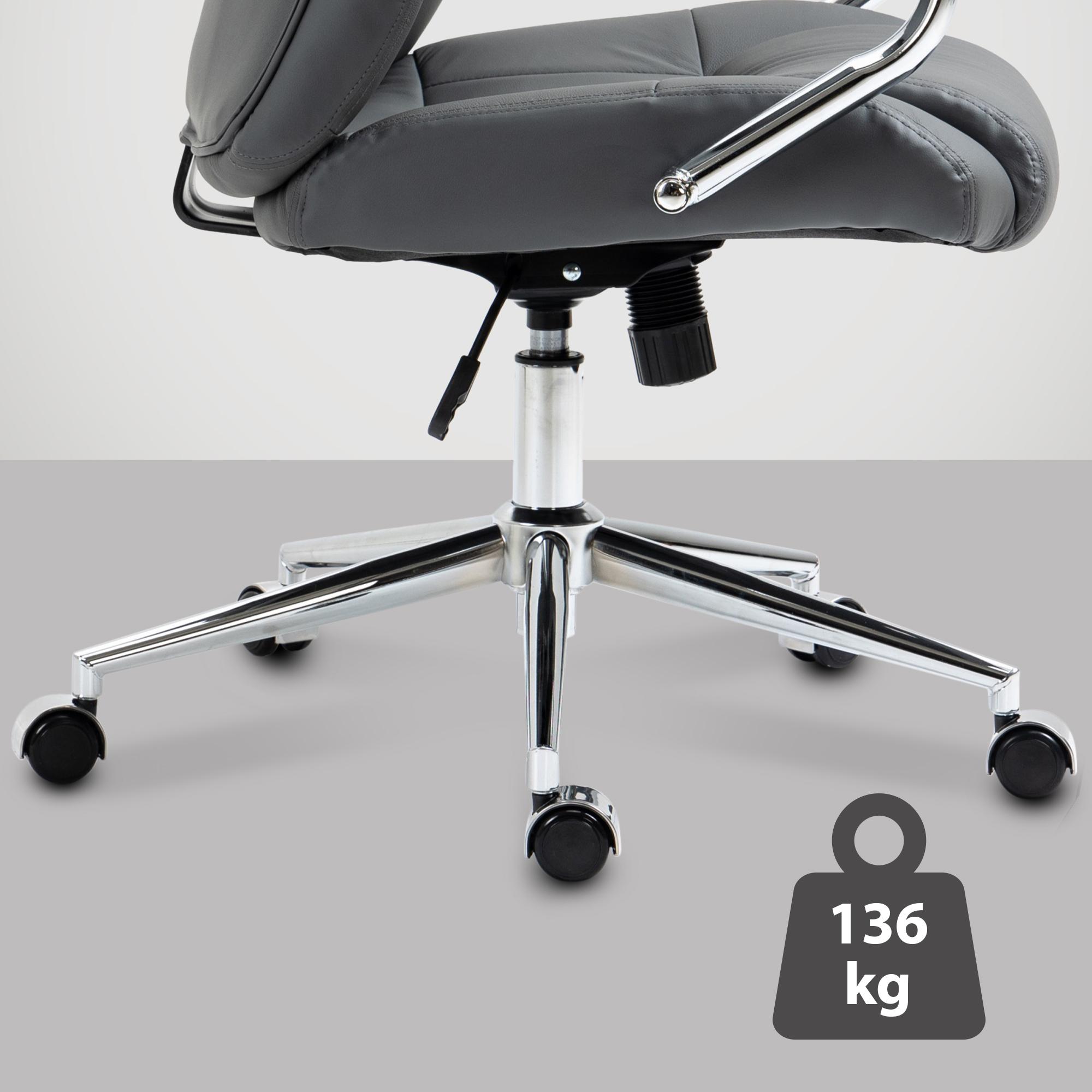 Bürostuhl Salford Echtleder - Image 5