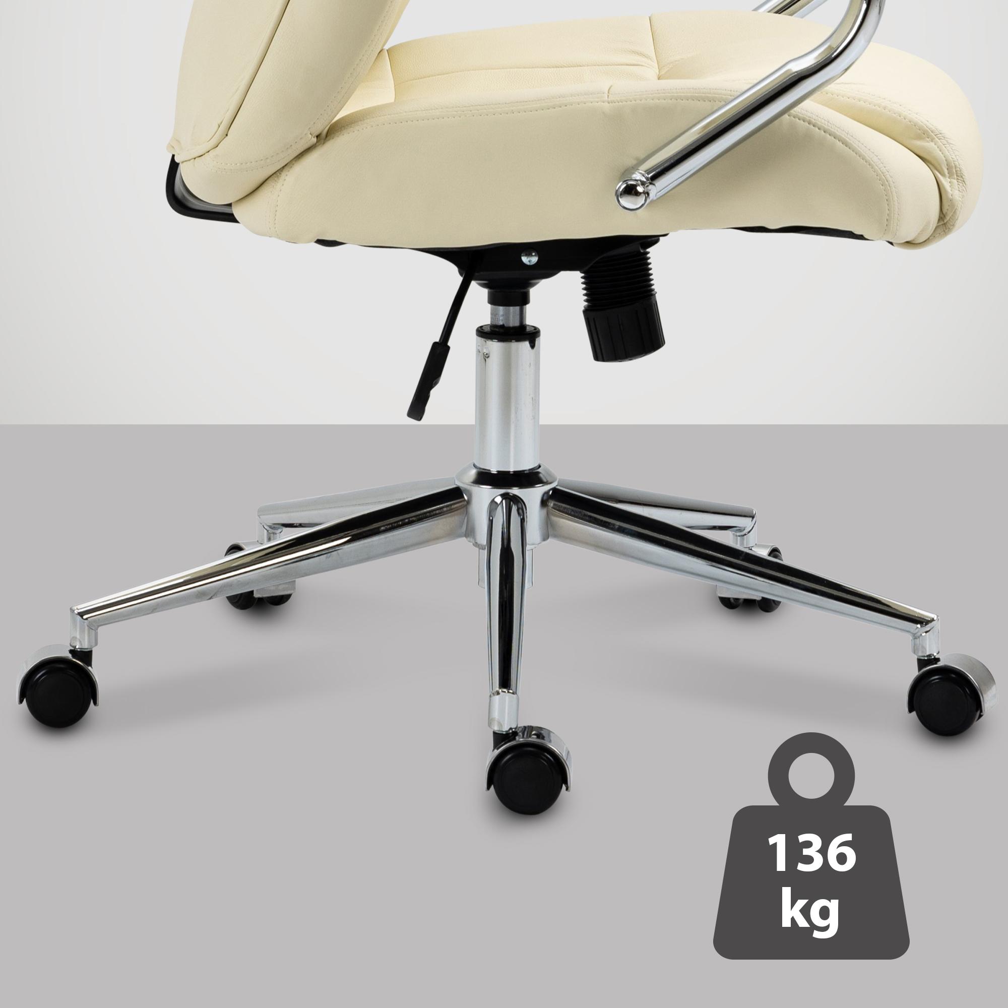 Bürostuhl Salford Echtleder - Image 5