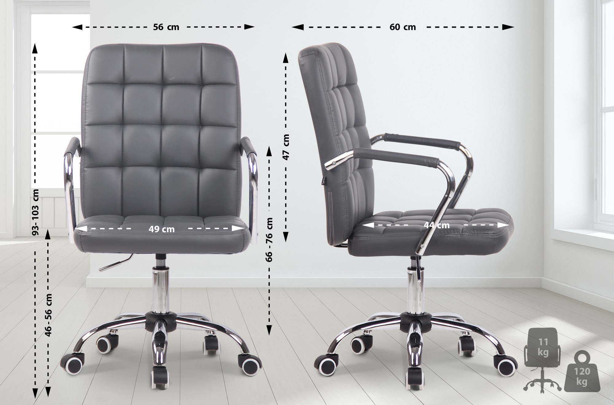 Bürostuhl Terni Kunstleder