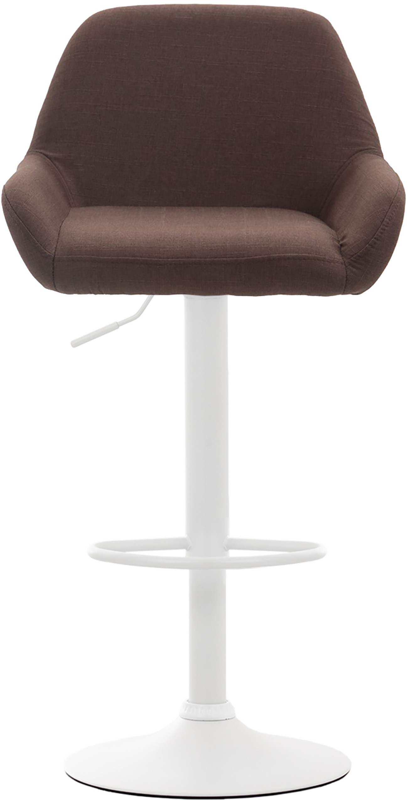 2er Set Barhocker Braga Stoff Weiß - Image 3