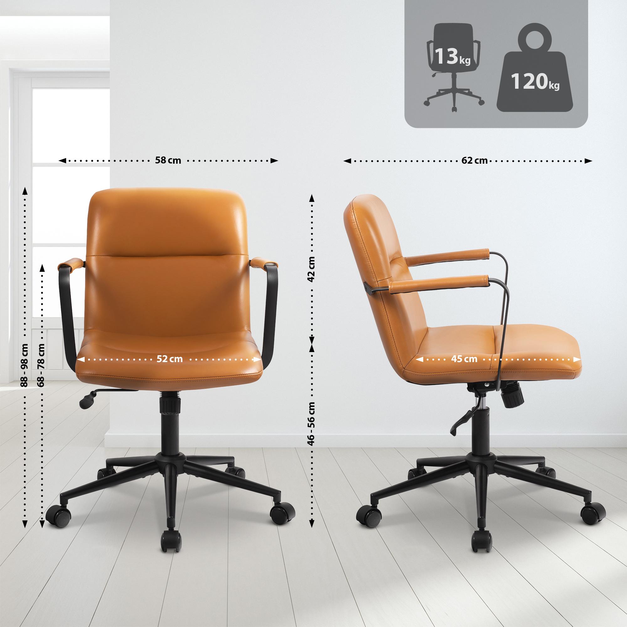 Bürostuhl Hilda Echtleder - Image 4