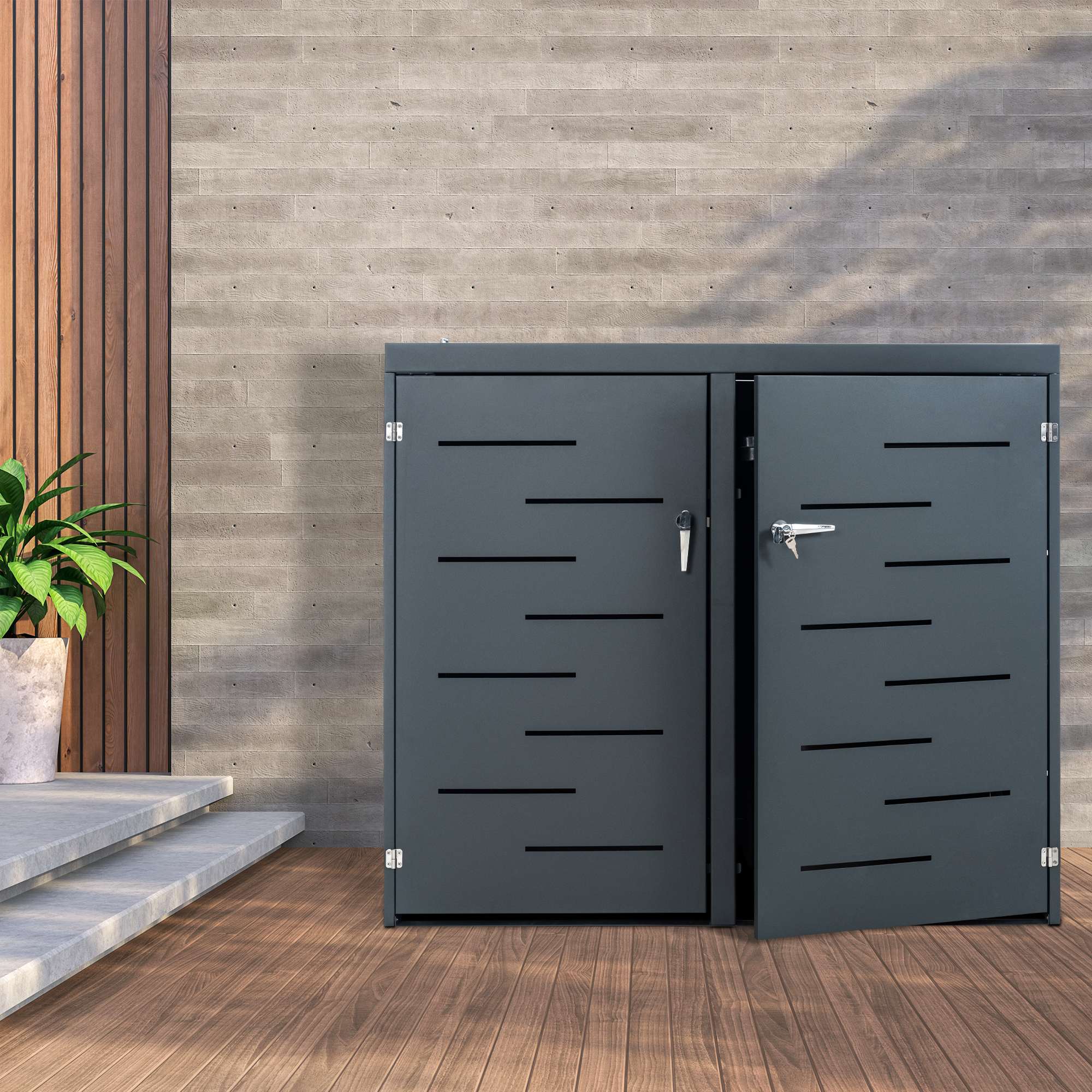 2er Mülltonnenverkleidung Tanis - Image 3