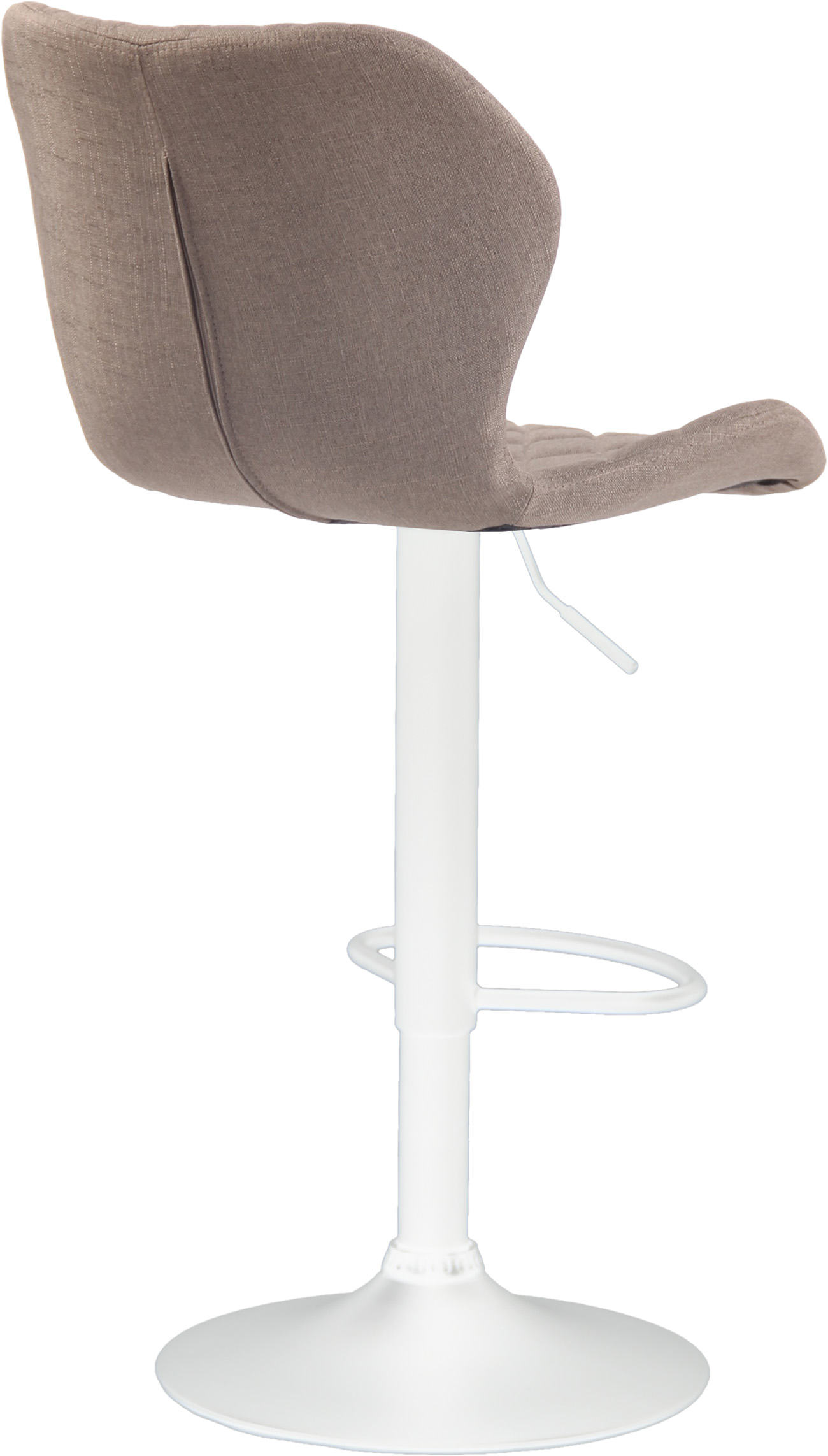 2er Set Barhocker Cork Stoff Weiß - Image 4