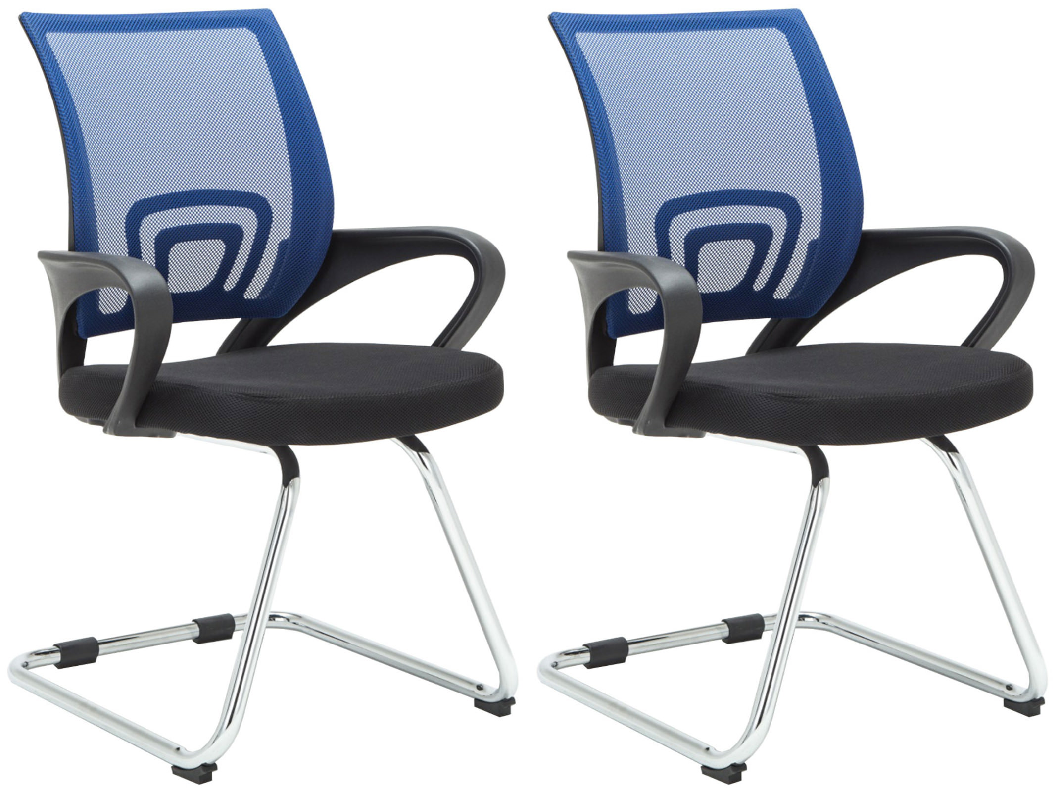 2er Set Besucherstühle Eureka