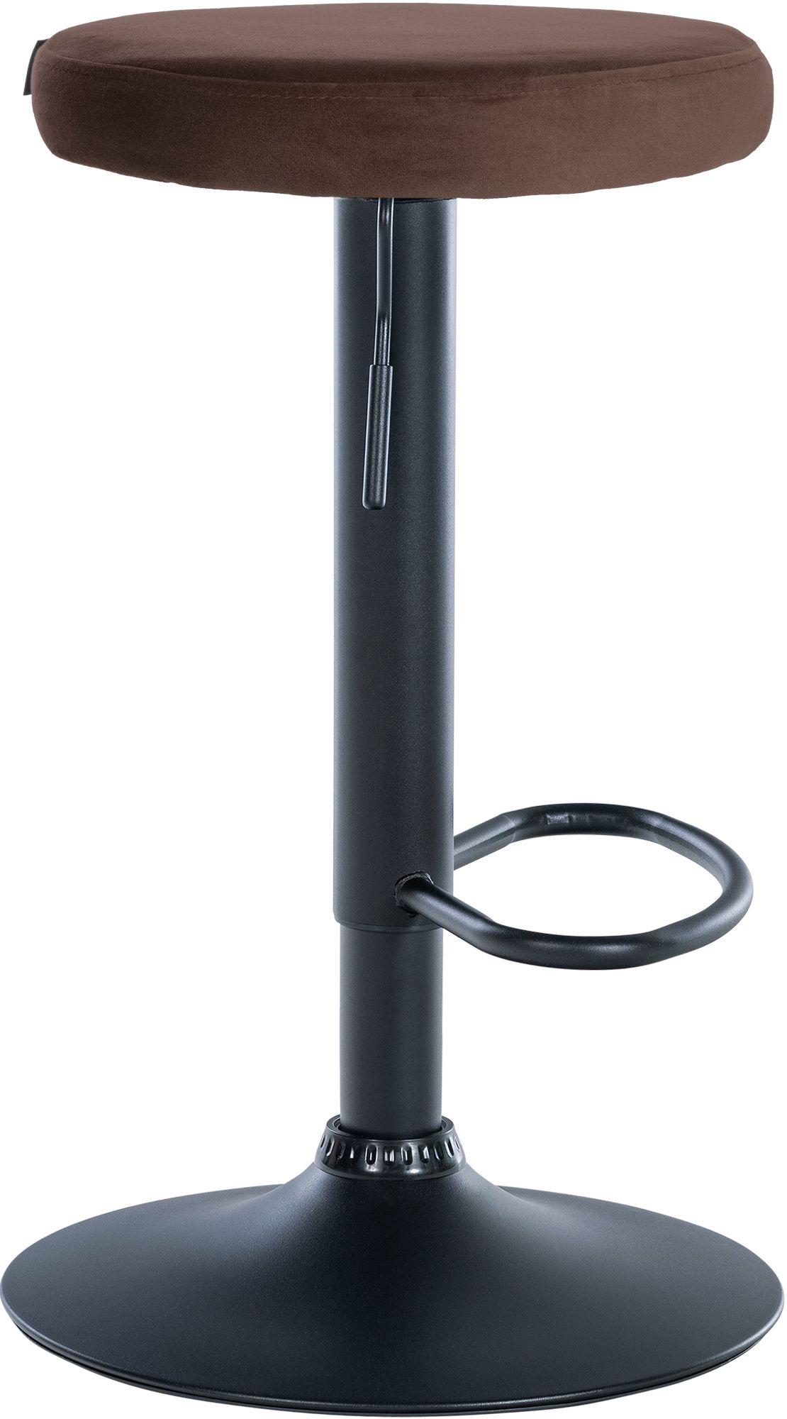 2er Set Barhocker Ponte Samt Schwarz - Image 4