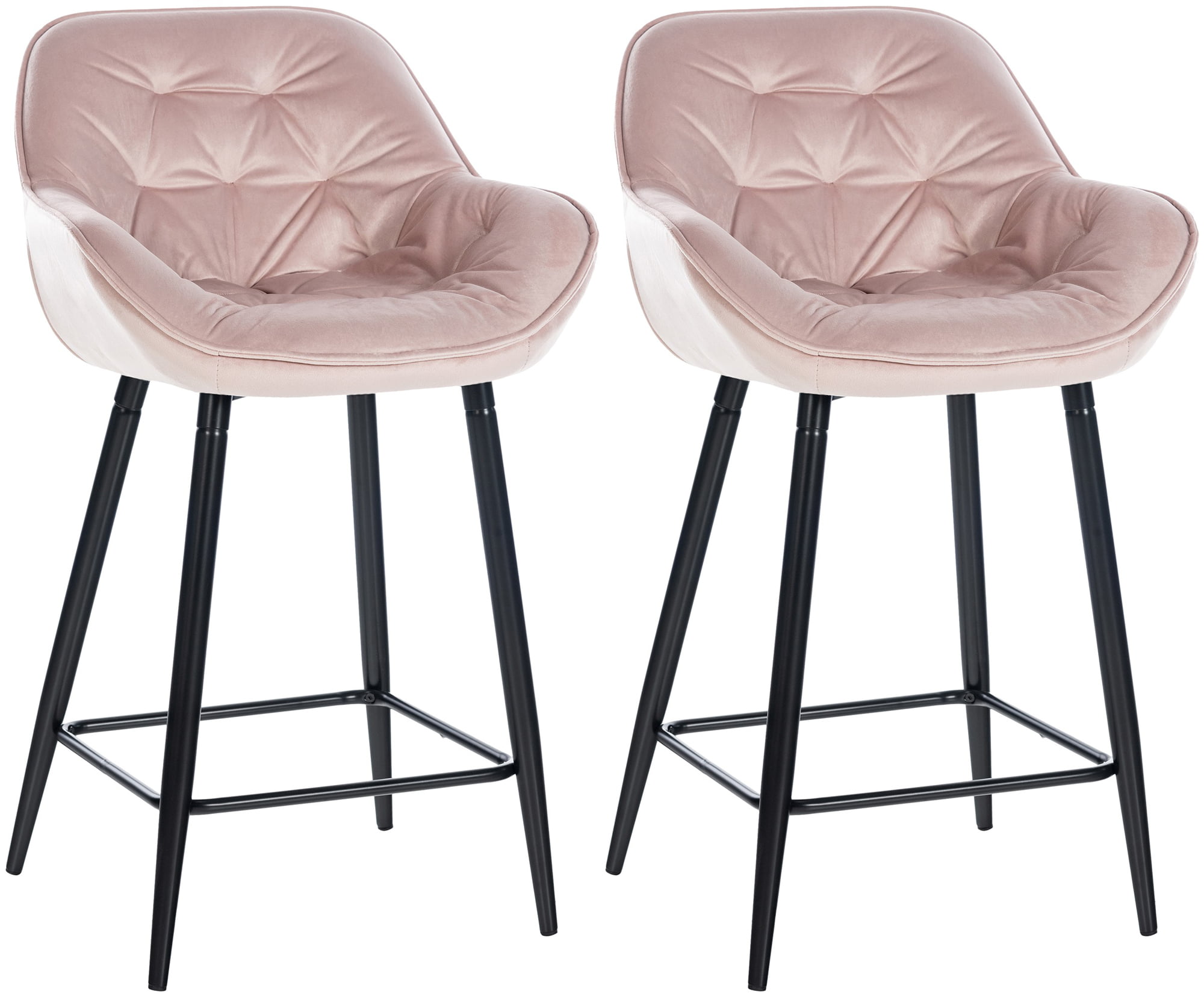 2er Set Barhocker Gibson 76 Samt