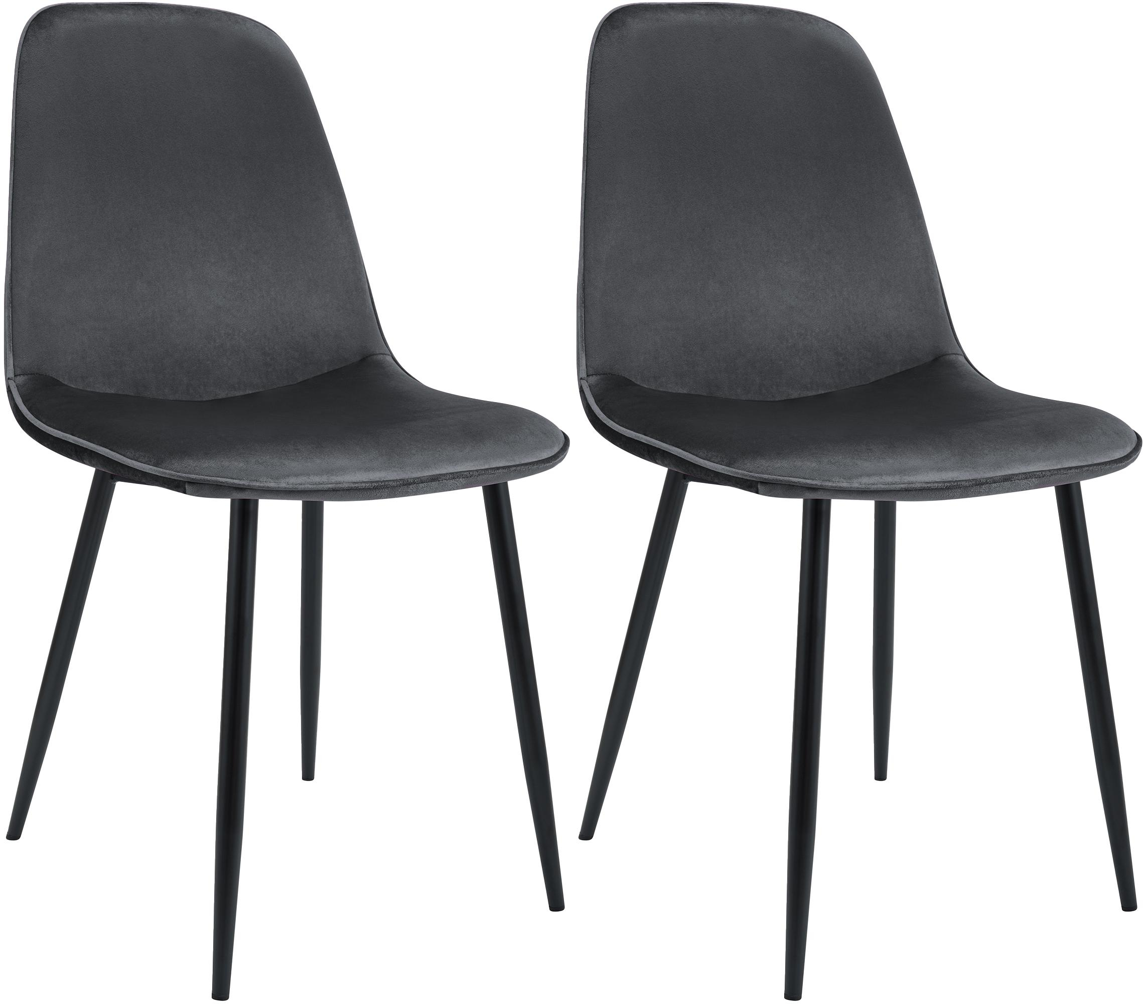 2er Set Esszimmerstuhl Maryam Samt